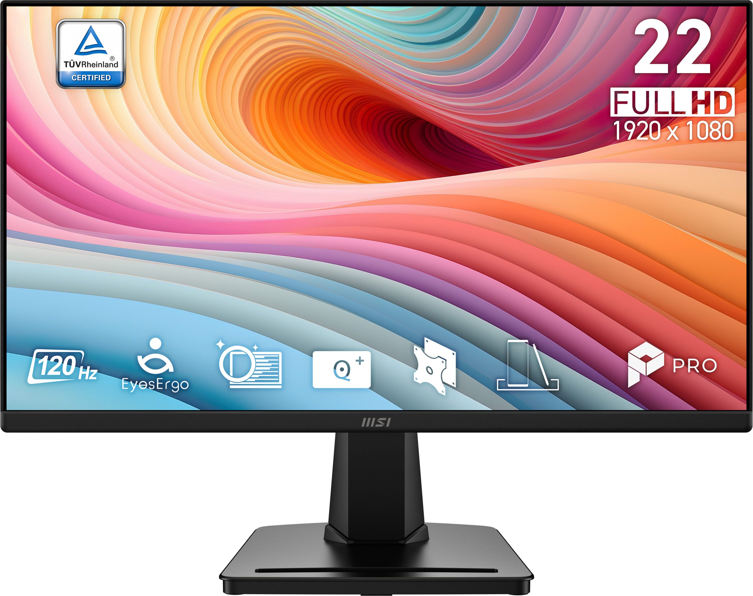 MSI PRO MP225 E12VL computer monitor 54.5 cm (21.4") 1920 x 1080 pixels Full HD Black - Image 3