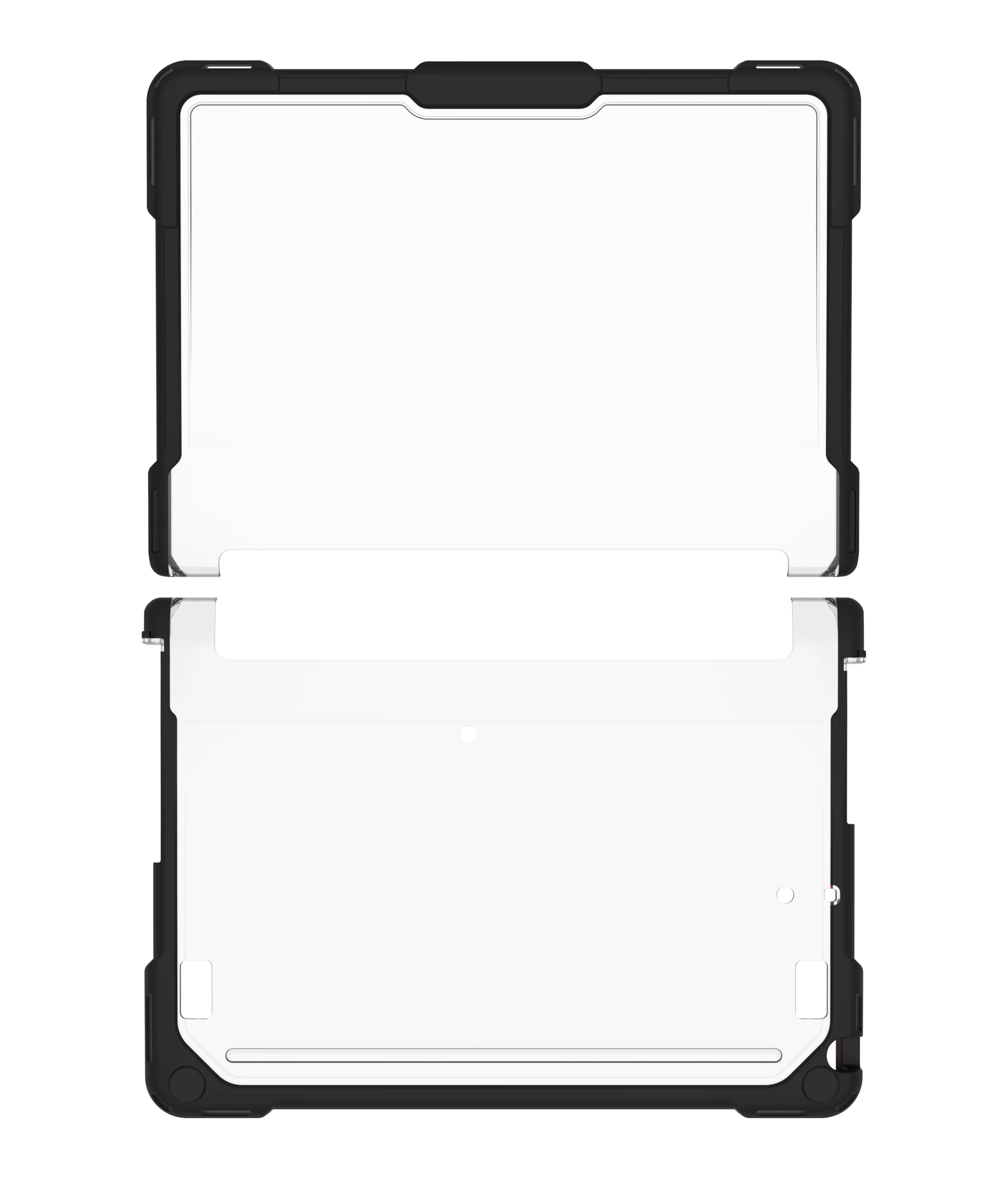 Techair TACHS031 Protective Hard Shell case for Lenovo 500e 5th Gen, 11.6-12.2 black/clear - Image 2