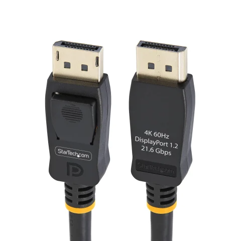 StarTech.com 2m (6.6ft) VESA Certified DisplayPort Cable - 10 Pack - DisplayPort 1.2 Cord with Latches, 4K 60Hz UHD, DP