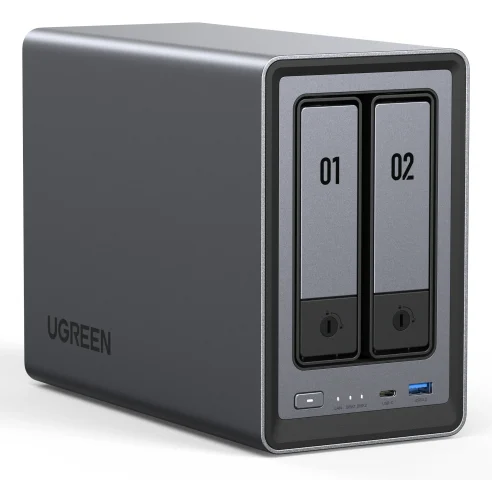 Ugreen NASync DXP2800 NAS Desktop Intel® N N100 8 GB DDR5 0 TB UGOS Pro Aluminium