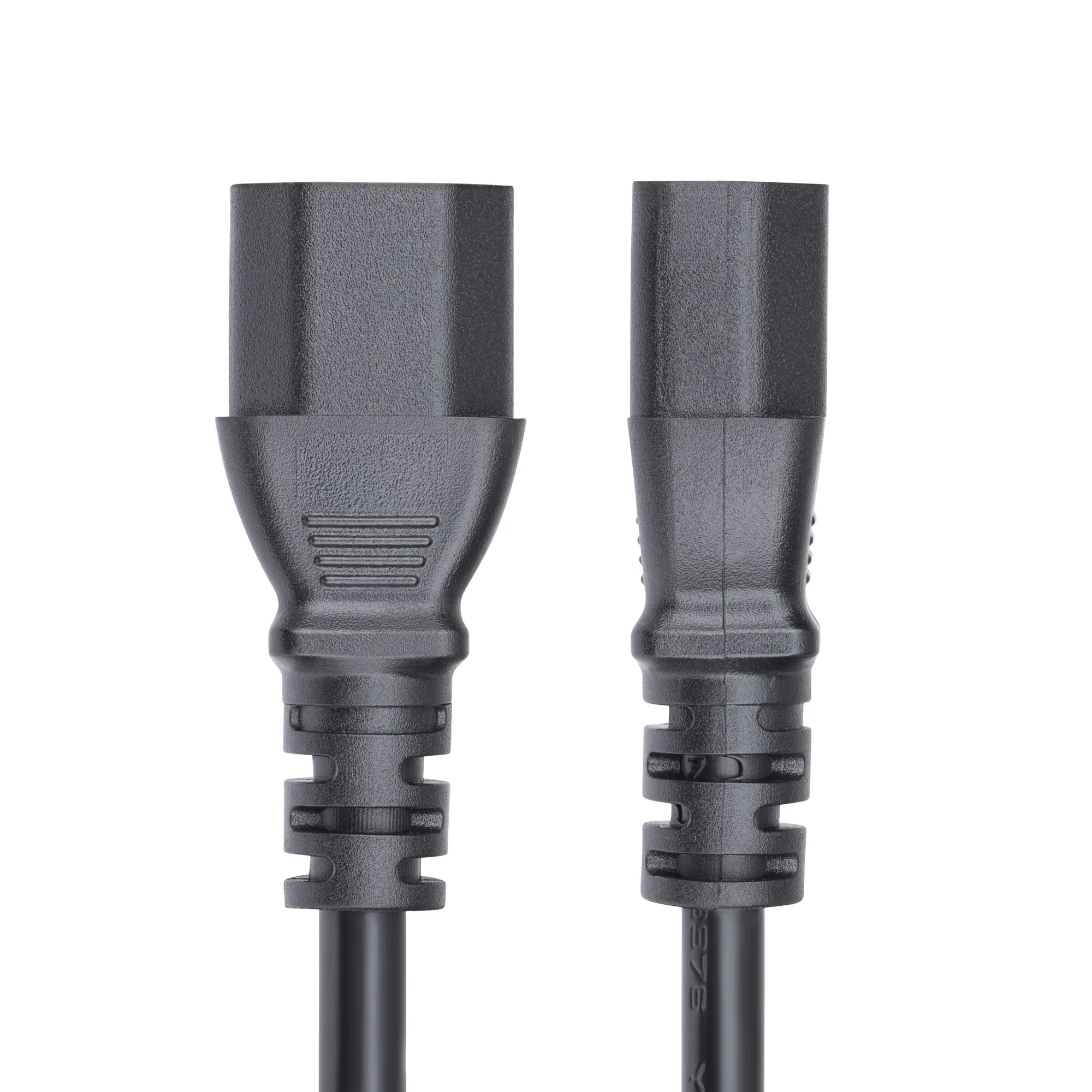 StarTech.com 4.5m (15ft) Power Extension Cord, C14 to C13 PDU Power Cord, 10A 250V, 14AWG, AC Power Cable for PDU/Power - Image 2