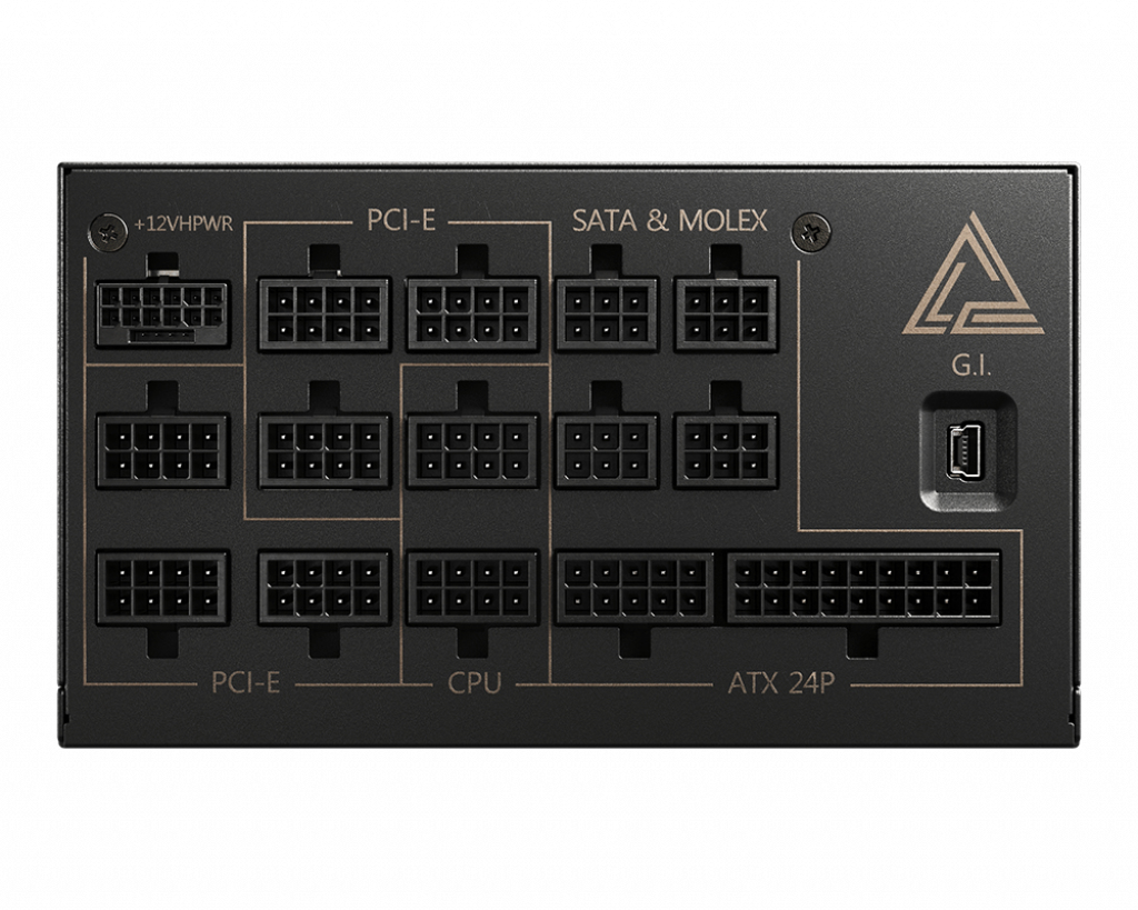 MSI MEG AI1300P PCIE5 power supply unit 1300 W 24-pin ATX ATX Black - Image 2