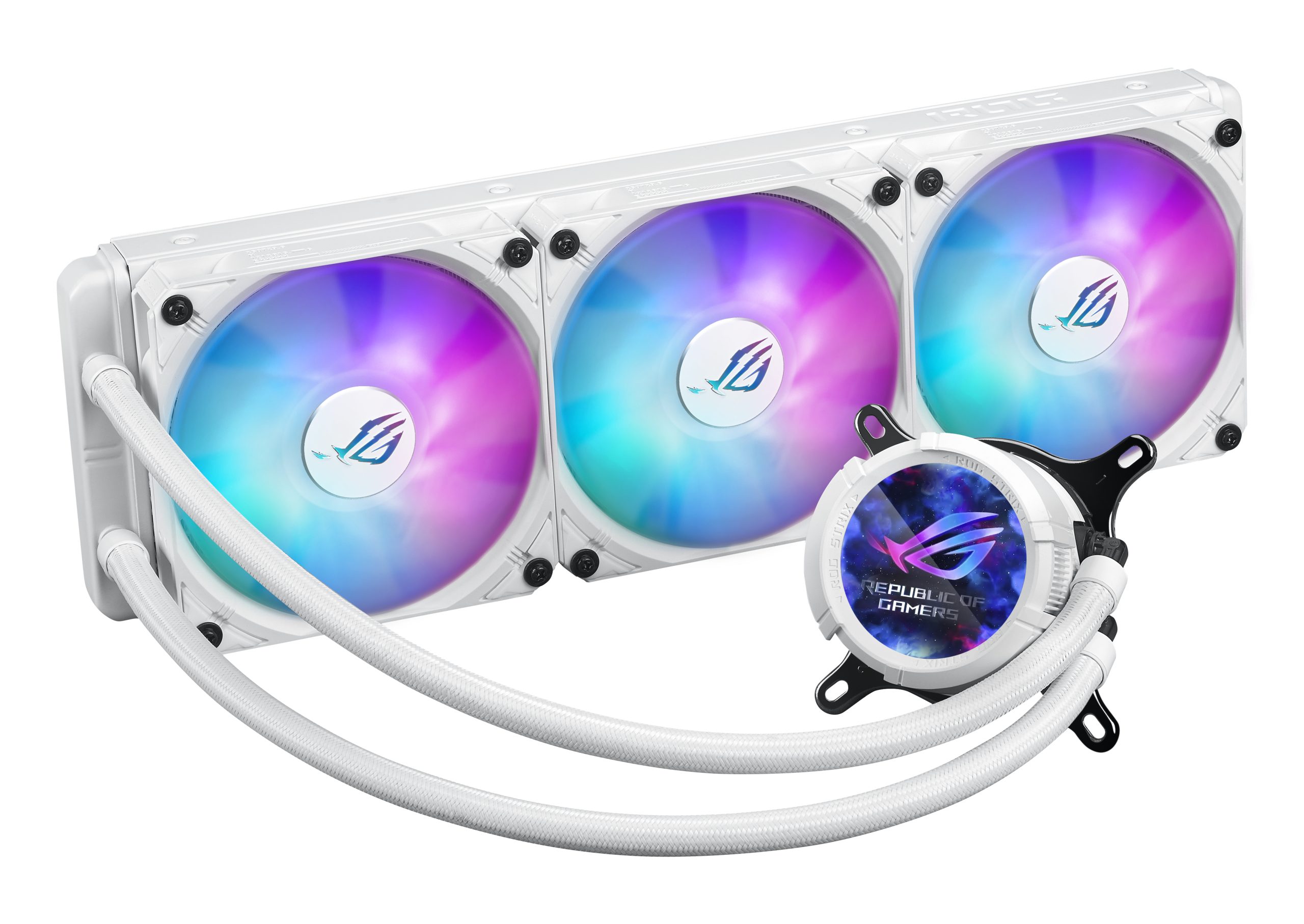 ASUS ROG Strix LC III 360 ARGB White Edition Processor All-in-one liquid cooler 12 cm - Image 3