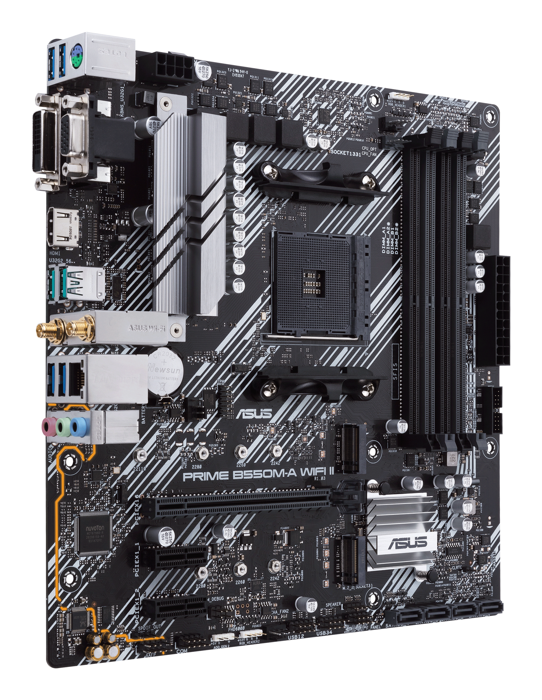 ASUS PRIME B550M-A WIFI II AMD B550 Socket AM4 micro ATX - Image 3