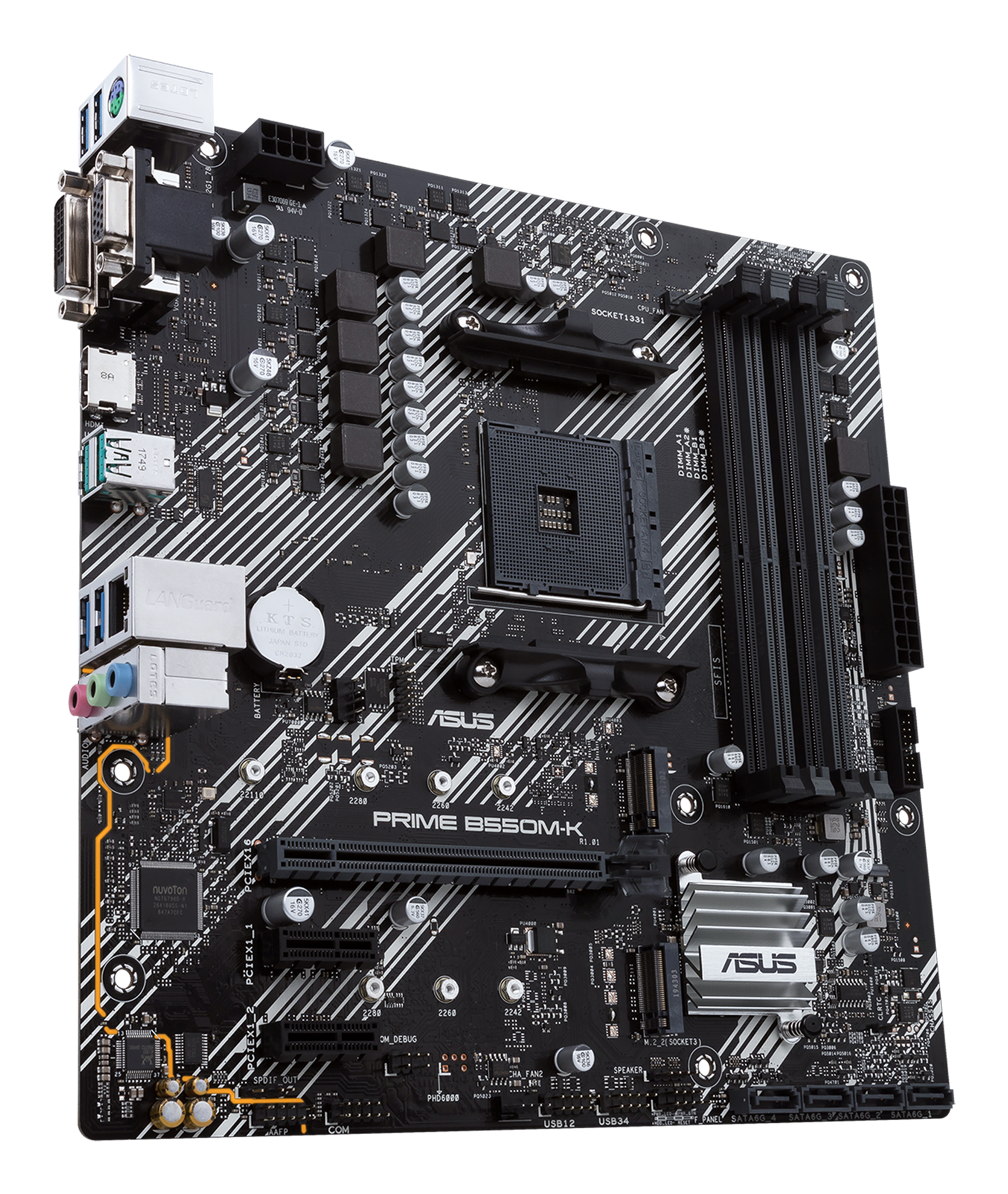 ASUS PRIME B550M-K AMD B550 Socket AM4 micro ATX - Image 3