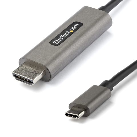 StarTech.com 16.4ft (5m) USB C to HDMI Cable 4K 60Hz w/ HDR10 - Ultra HD USB Type-C to 4K HDMI 2.0b Video Adapter Cable