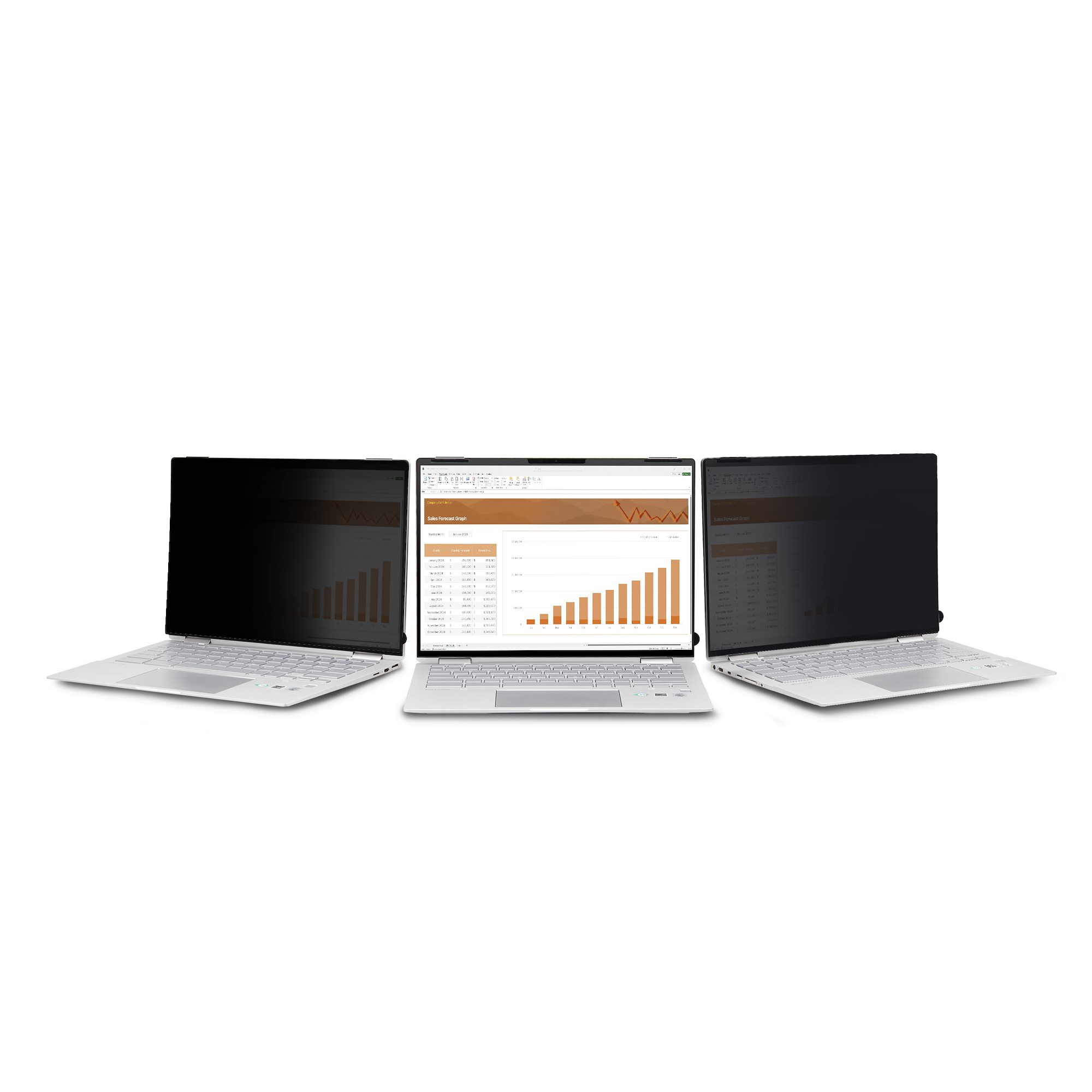 StarTech.com 14-inch 16:9 Flip-Over Privacy Screen with Touch, Anti-Glare Privacy Filter, Laptop Monitor Screen Protecto - Image 2