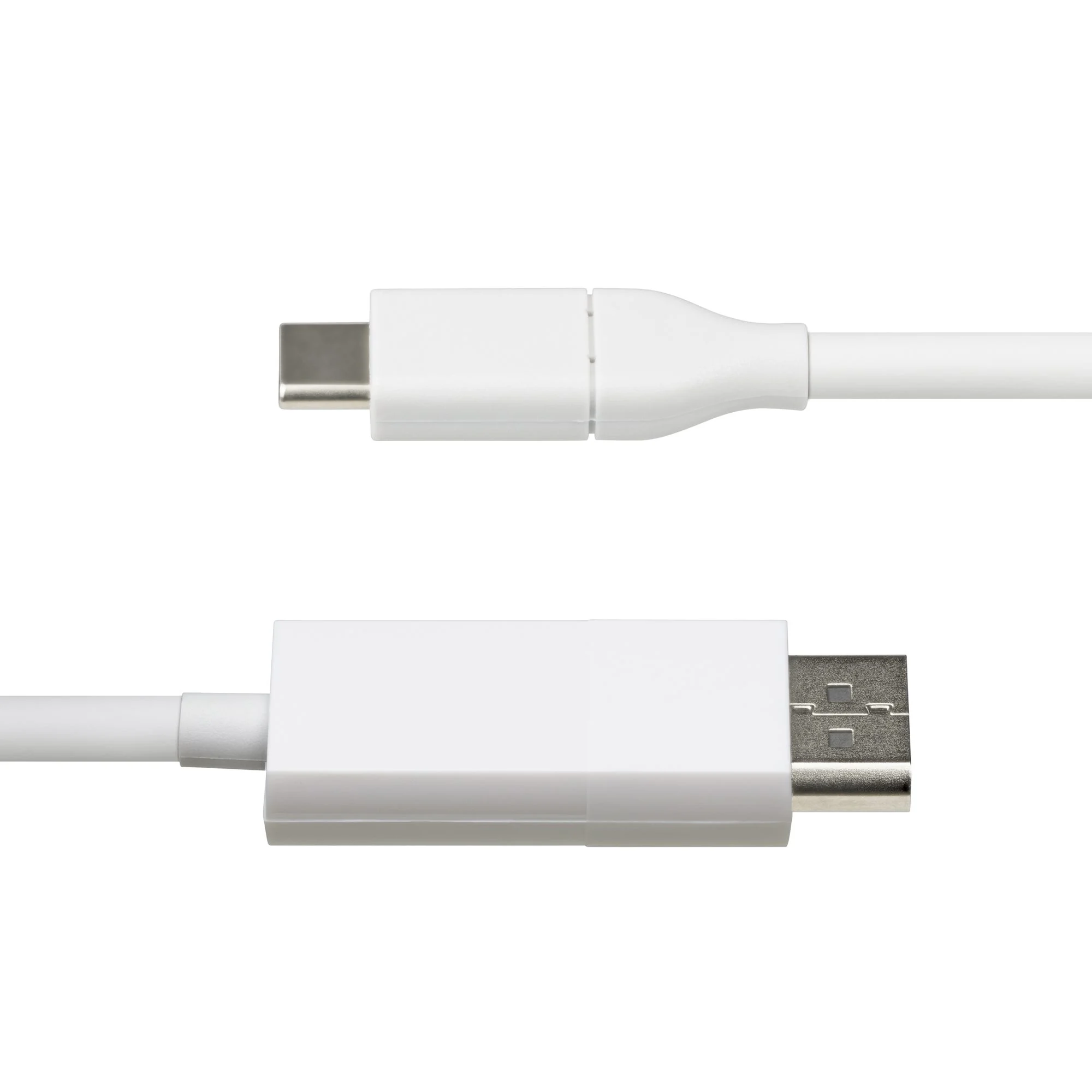 StarTech.com 6ft (2m) USB-C to DisplayPort 1.2 Cable, Bidirectional, 4K 60Hz, White Video Adapter Cord for Apple MacBook - Image 3