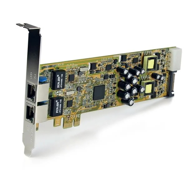 StarTech.com Dual Port PCI Express Gigabit Ethernet PCIe Network Card Adapter - PoE/PSE - TAA - Image 2