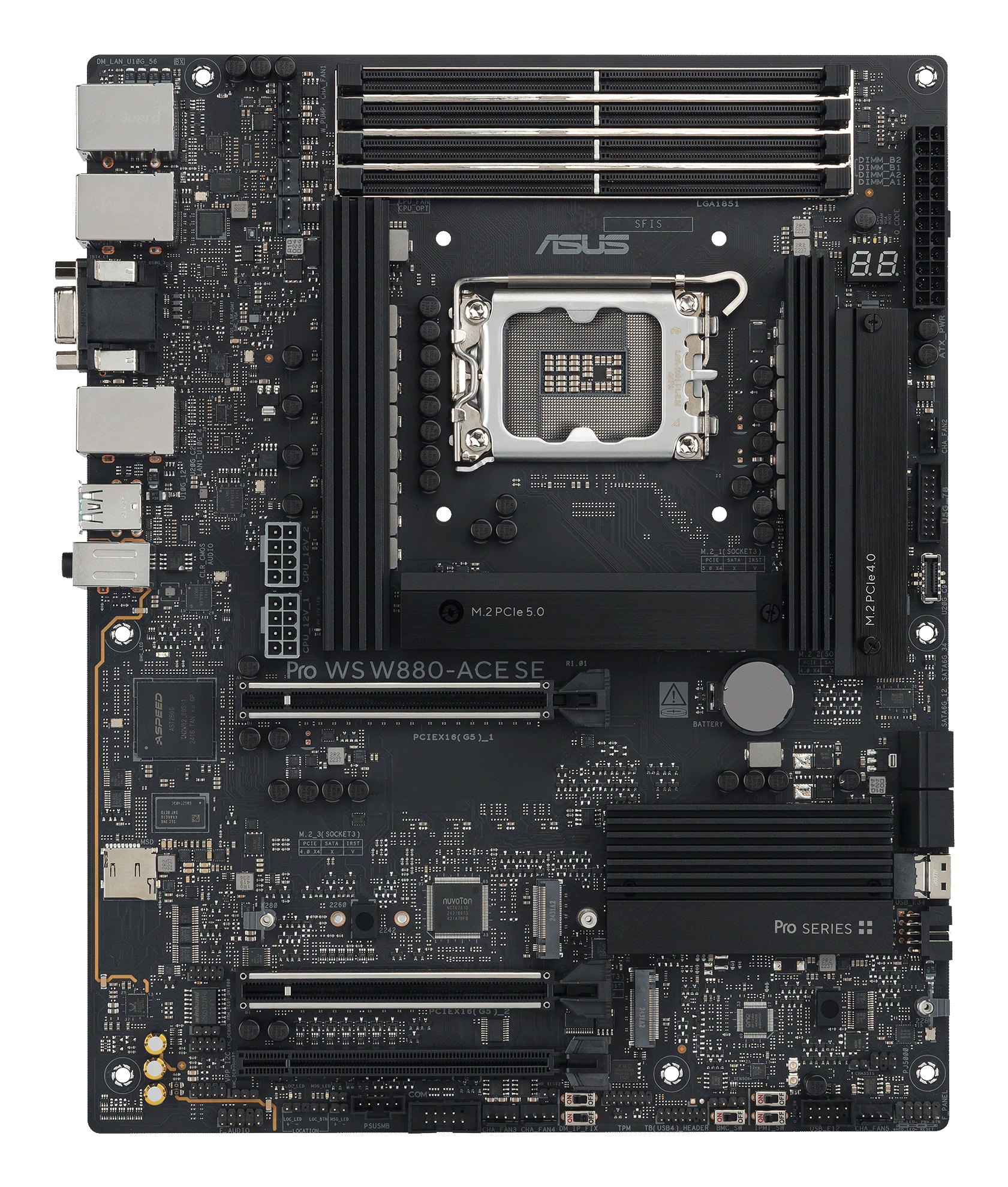 ASUS PRO WS W880-ACE SE Intel W880 LGA 1851 (Socket V1) ATX - Image 2