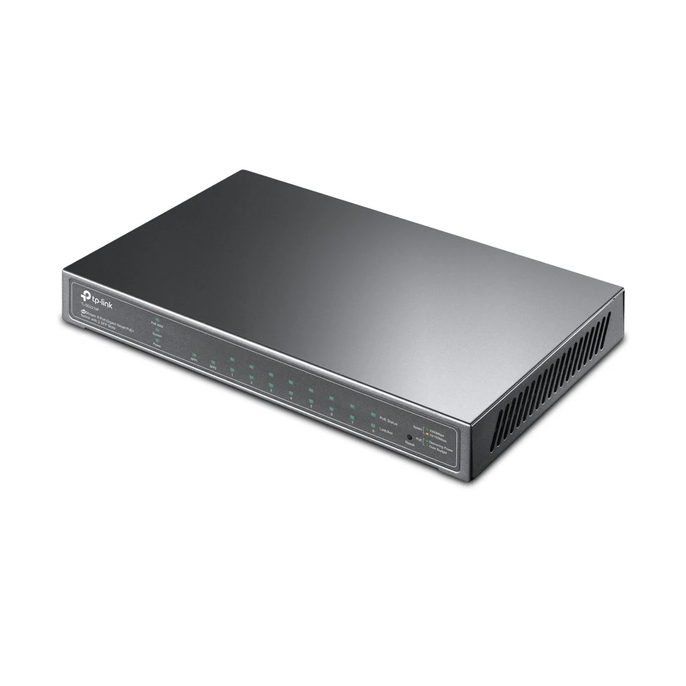 TP-Link JetStream 8-Port Gigabit Smart PoE+ Switch with 2 SFP Slots - Image 2