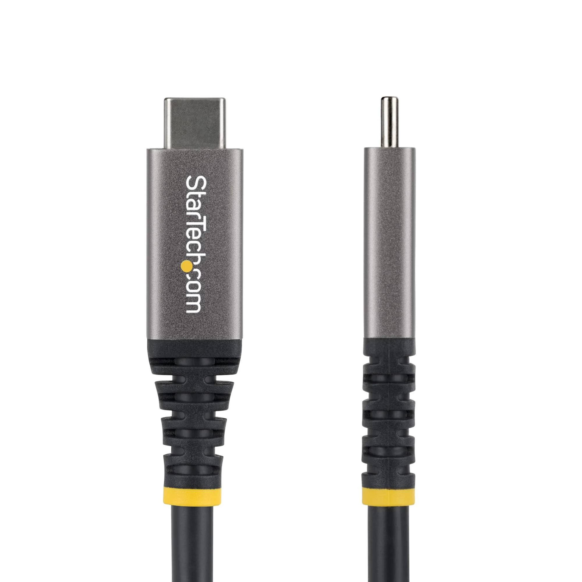 StarTech.com 3m (10ft) USB4 Cable, 20Gbps, USB-IF Certified USB-C Cable, 60W PD, 4K 120Hz DP 2.1, TPE Jacket, Black USB- - Image 2