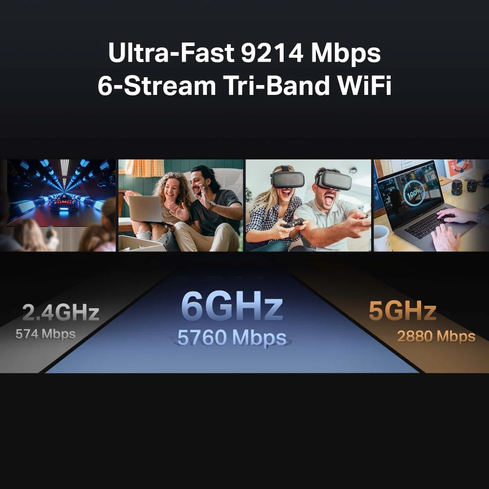 TP-Link Archer BE9300 Tri-Band Wi-Fi 7 Router - Image 3