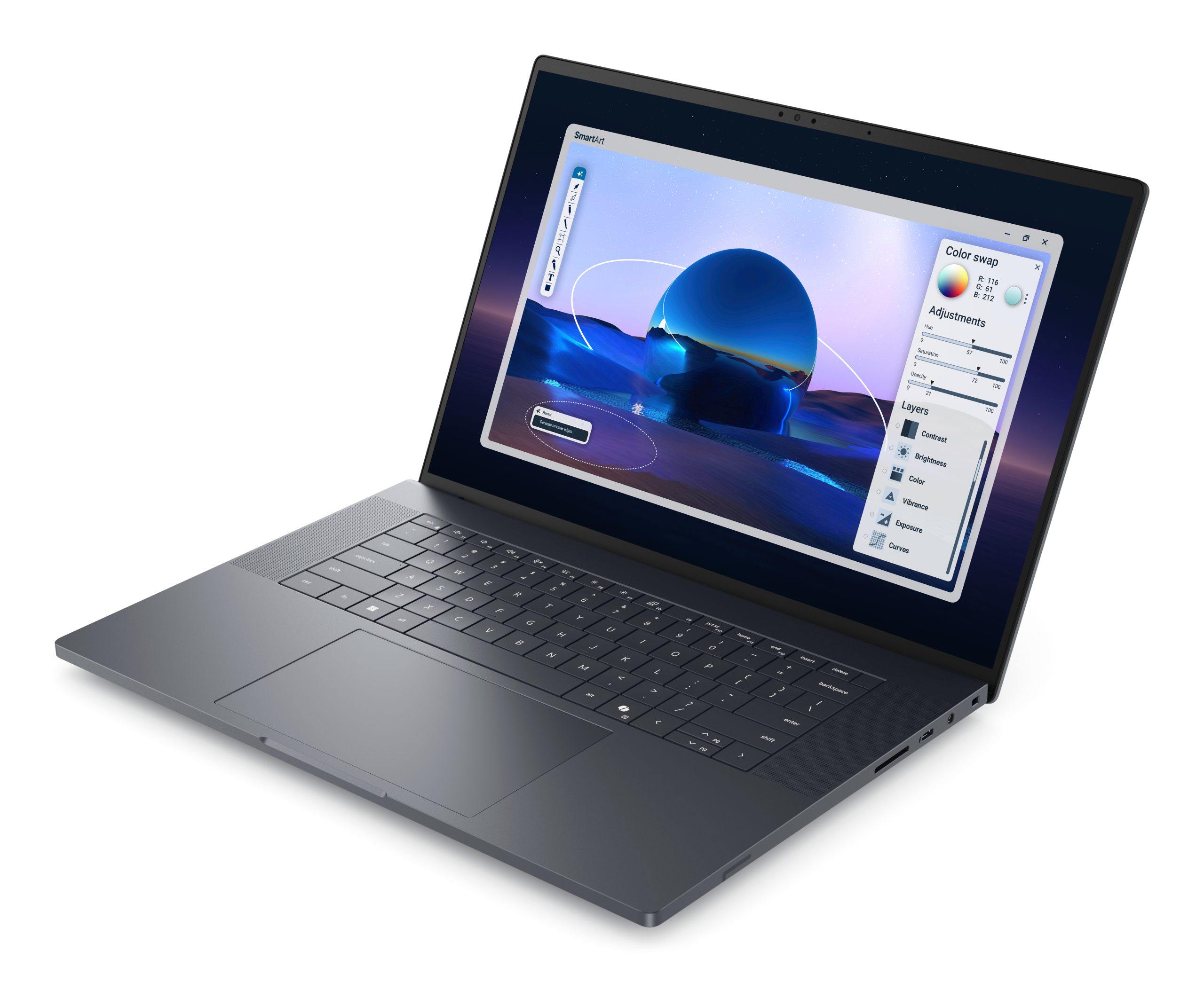 DELL Pro Max 16 Premium MA16250 Intel Core Ultra 9 285H Mobile workstation 40.6 cm (16") Full HD+ 64 GB LPDDR5x-SDRAM 1 - Image 3