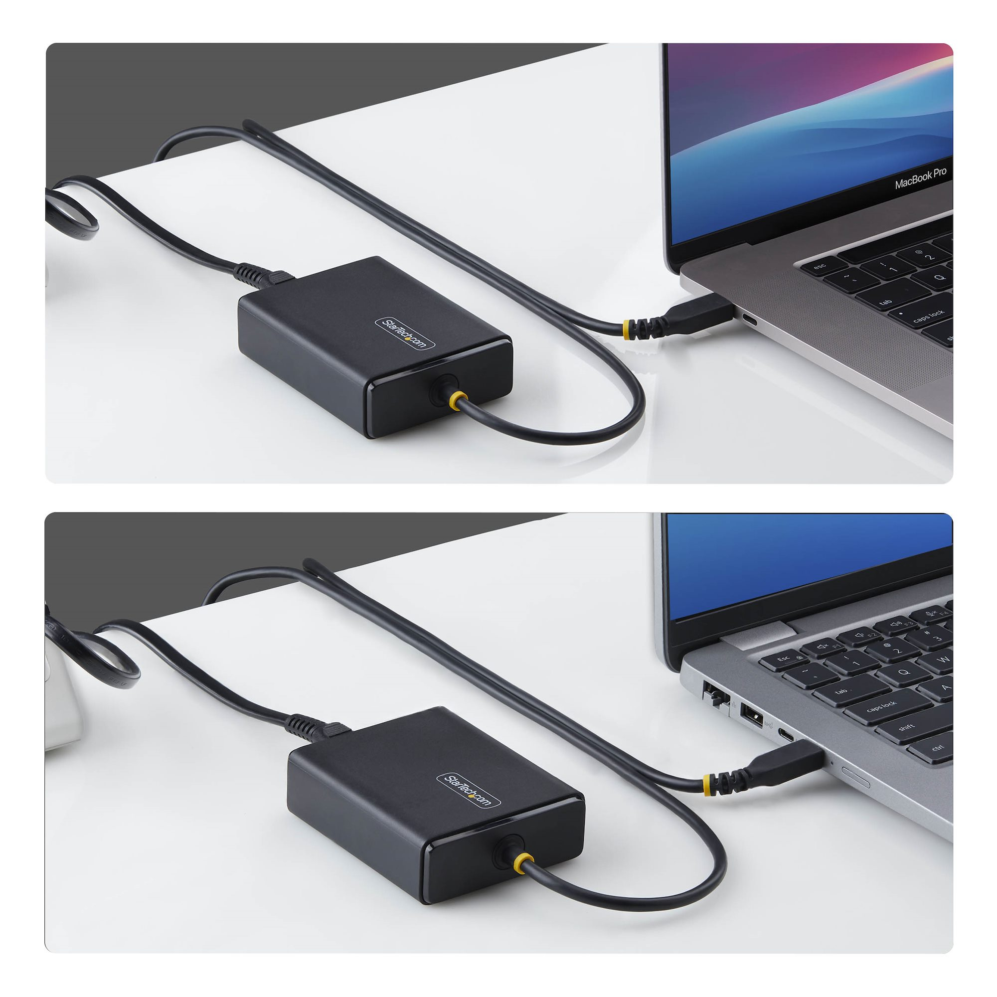 StarTech.com 100W USB-C Laptop Charger with 1.5m Tethered USB-C Cable, Power Adapter Brick for Dell, XPS, HP ProBook, Ma - Image 3