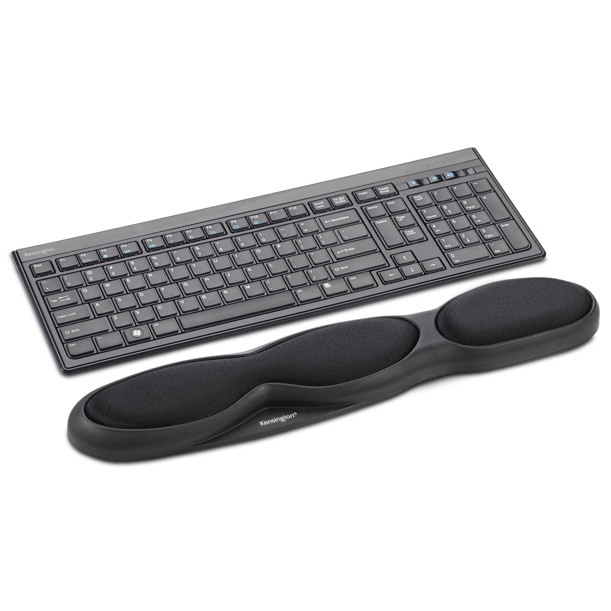 Kensington Comfort Gel Keyboard Wrist Rest — Black - Image 3