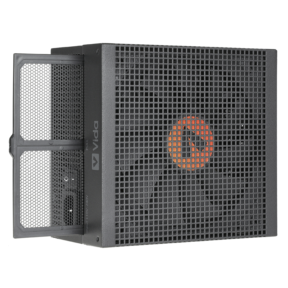 VIDA 850W Heracles Black ATX 3.1 Gaming PSU, 80+ Gold, Fully Modular, 140mm Ultra-Quiet FDM Fan, Flat Black Cables, PCIe - Image 2