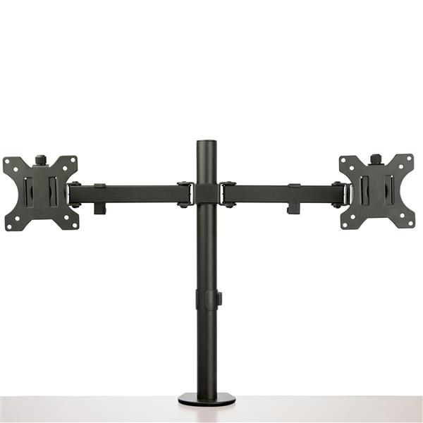 StarTech.com Desk Mount Dual Monitor Arm - Desk Clamp / Grommet VESA Monitor Mount for up to 32" (17.6lb/8kg) Displays - - Image 3