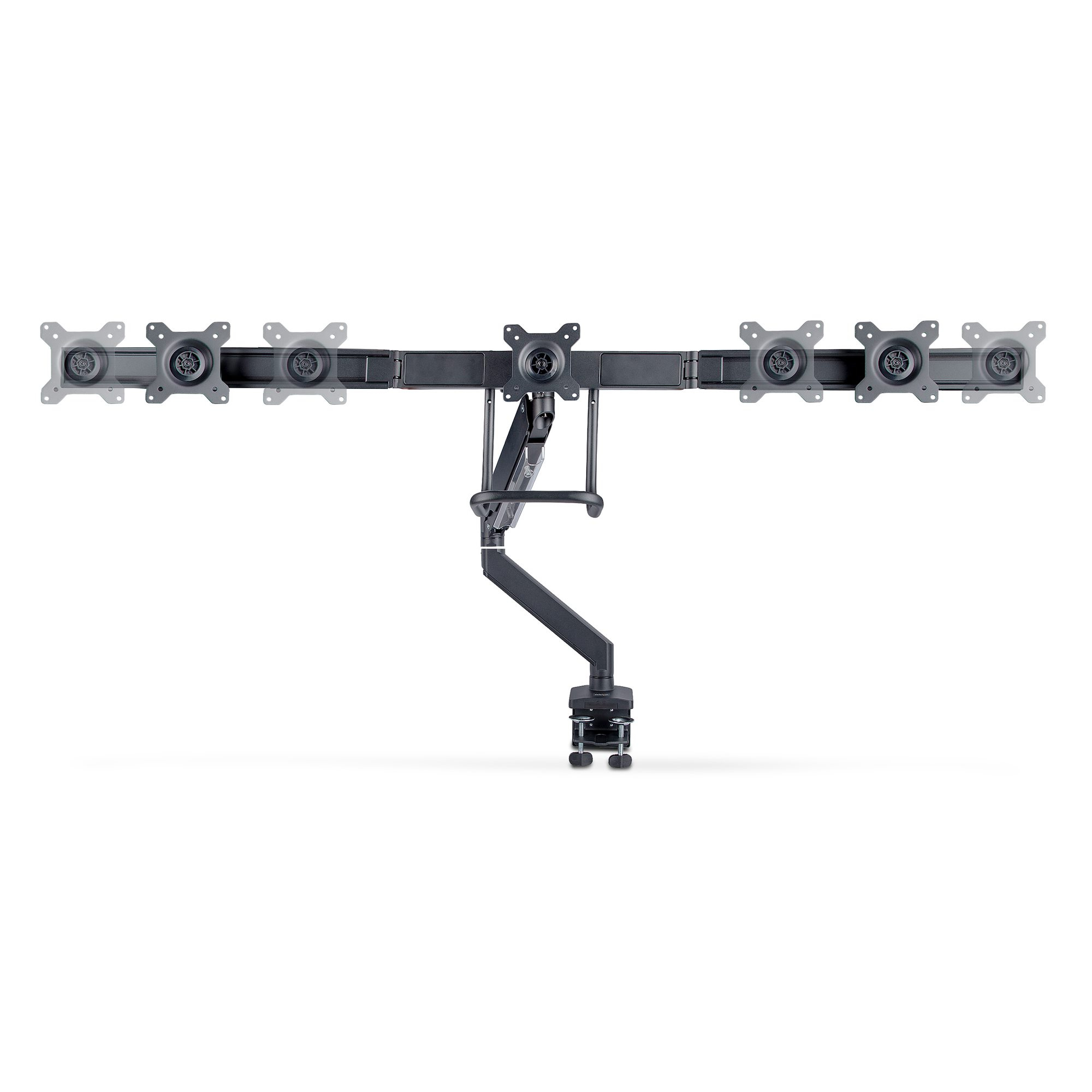 StarTech.com Desk Mount Triple Monitor Arm with Crossbar For Up To Three 27in Screens, VESA 75x75/100x100, Tool-Less Arm - Image 3