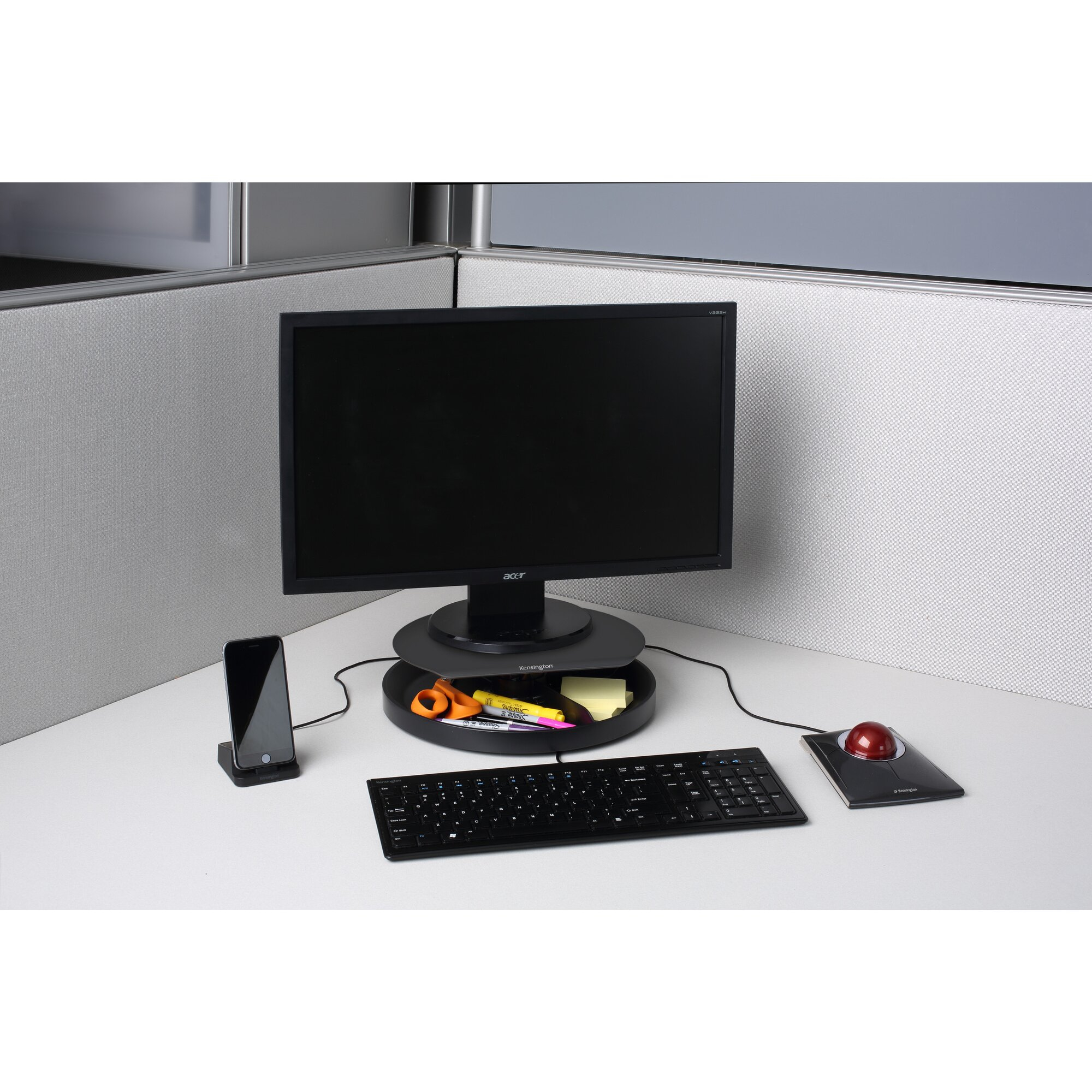 Kensington SmartFit Spin2 Monitor Stand - Black - Image 2