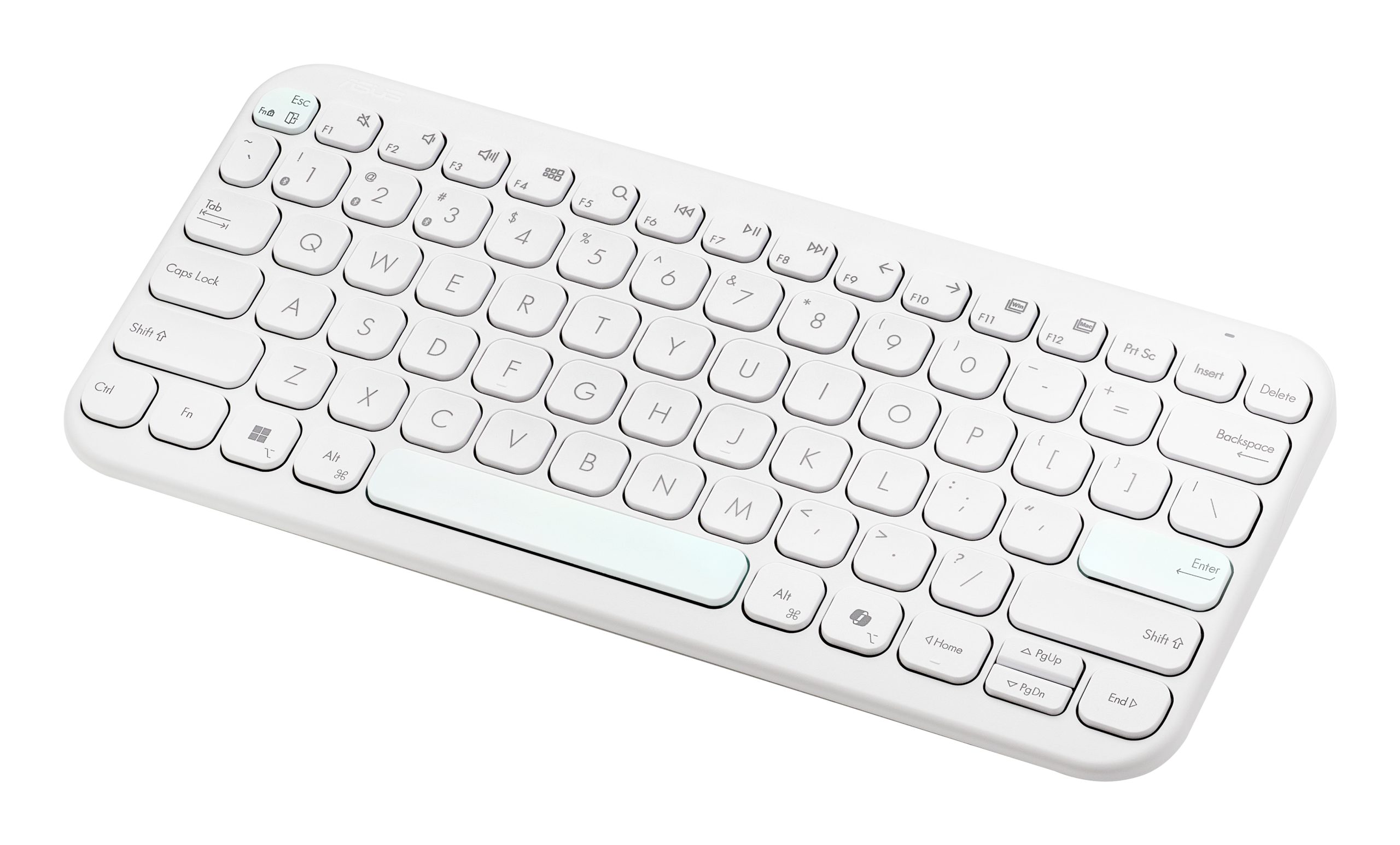 ASUS Marshmallow KW100 keyboard Home Bluetooth White - Image 2