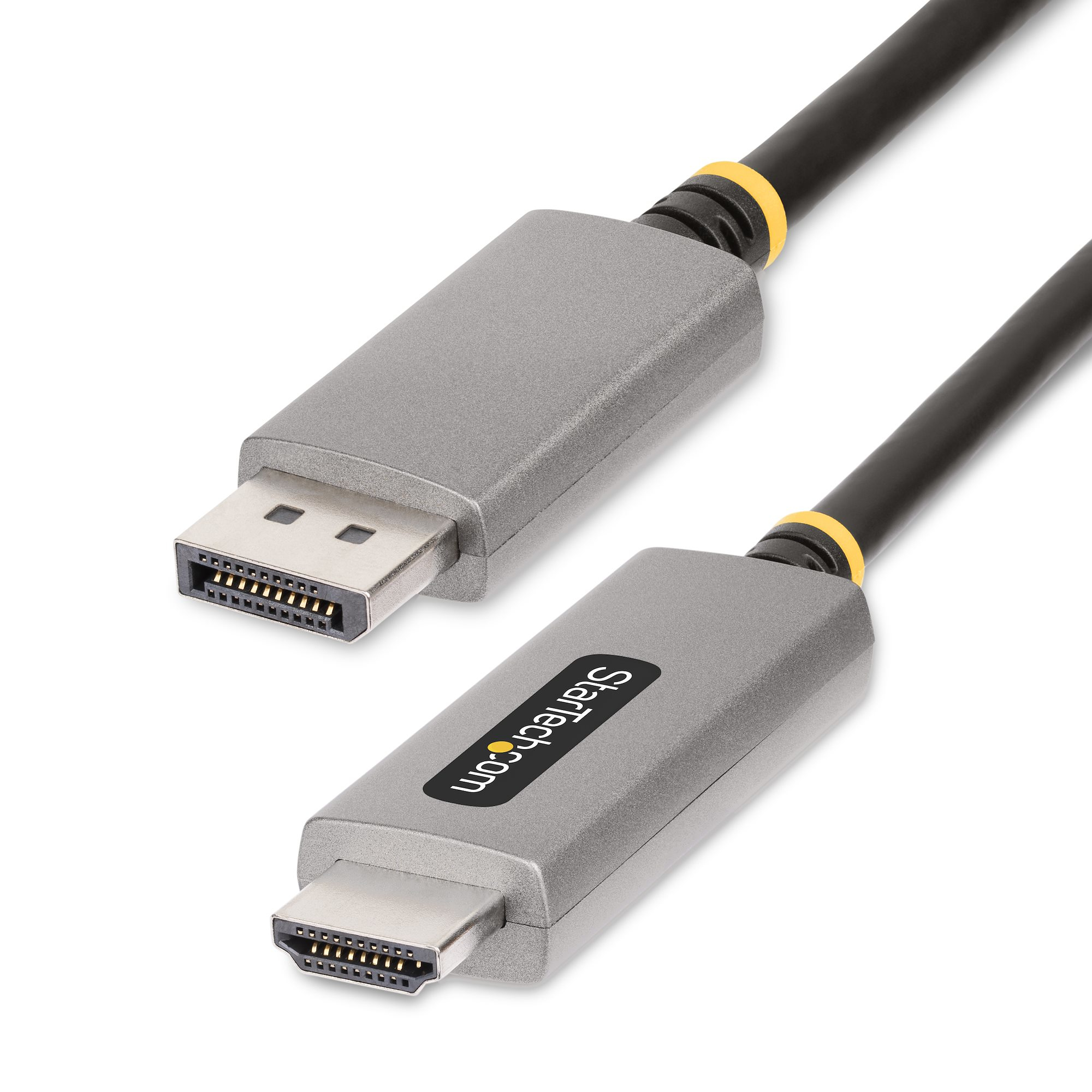 StarTech.com 6.6ft (2m) DisplayPort to HDMI Adapter Cable, 8K 60Hz, 4K 144Hz, HDR10, DP 1.4 to HDMI 2.1 Active Video Con