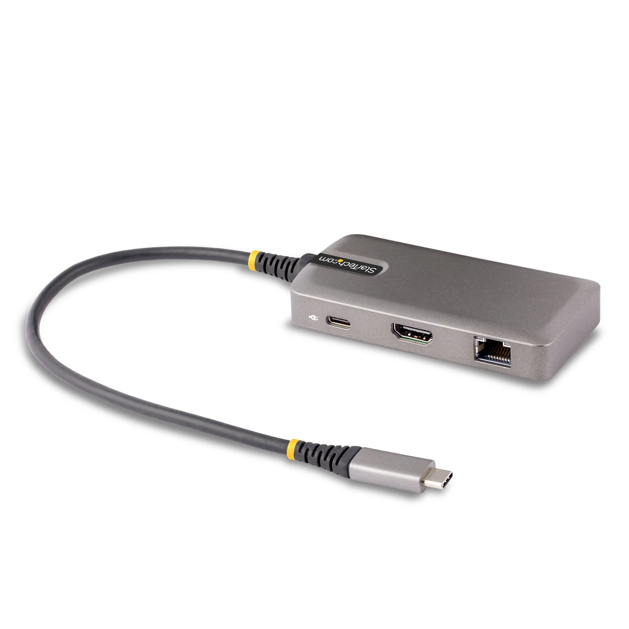 StarTech.com USB-C Multiport Adapter, 4K 60Hz HDMI, HDR - 2-Port 5Gbps USB 3.0 Hub, 100W Power Delivery Pass-Through, Gb