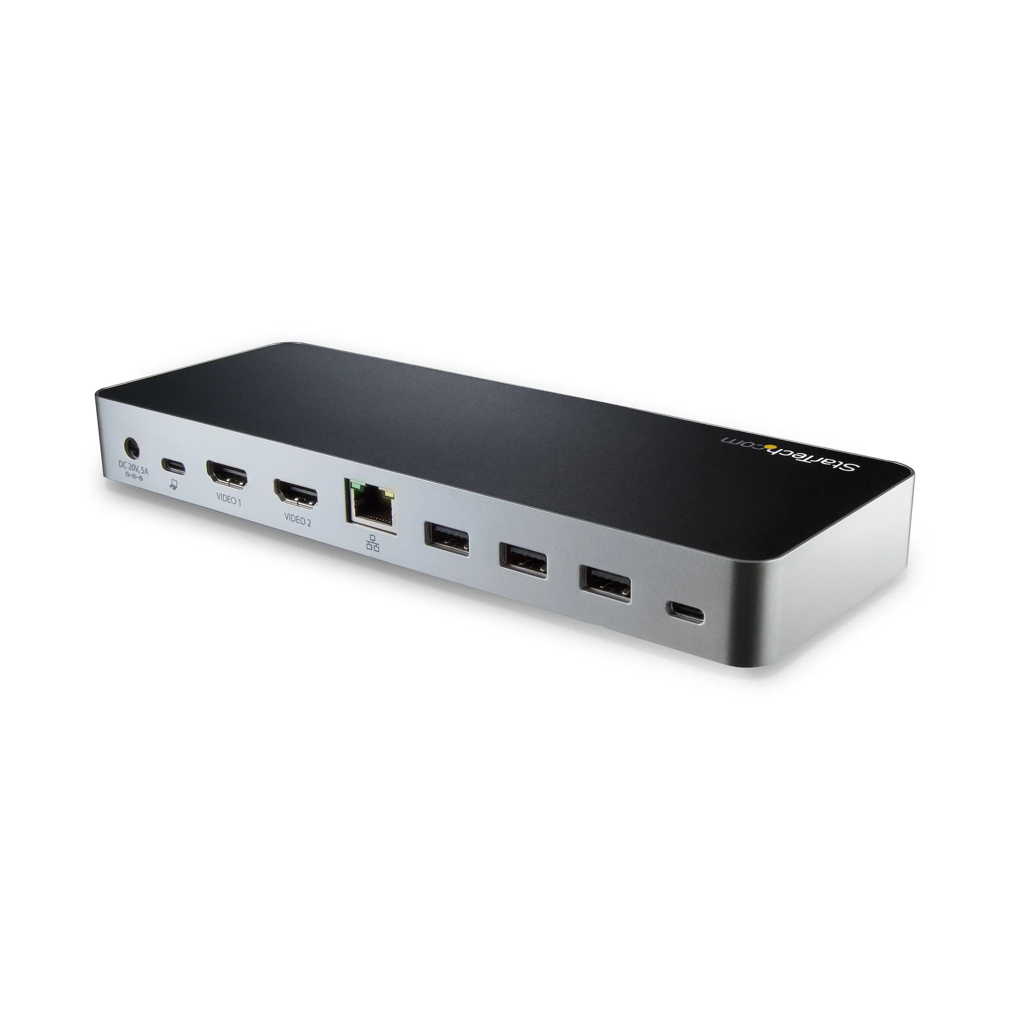 StarTech.com Dual Monitor USB C Docking Station with 60W Power Delivery for Windows Laptops - USB C to HDMI / DVI Dock - - Image 3