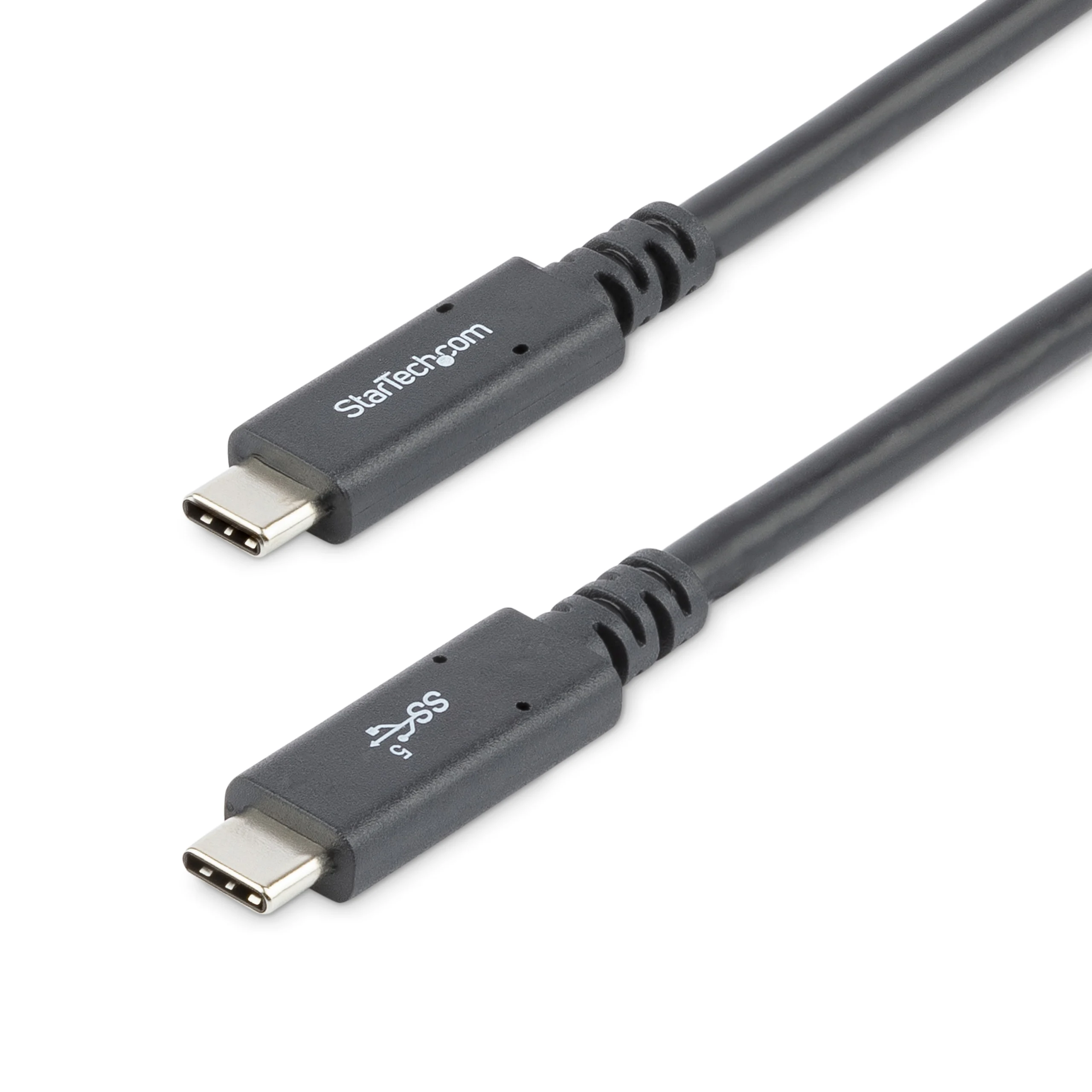 StarTech.com 6ft (1.8m) USB-C Cable, USB 5Gbps, 100W (5A) Power Delivery, Certified Works with Chromebook, 4K 60Hz DP Al