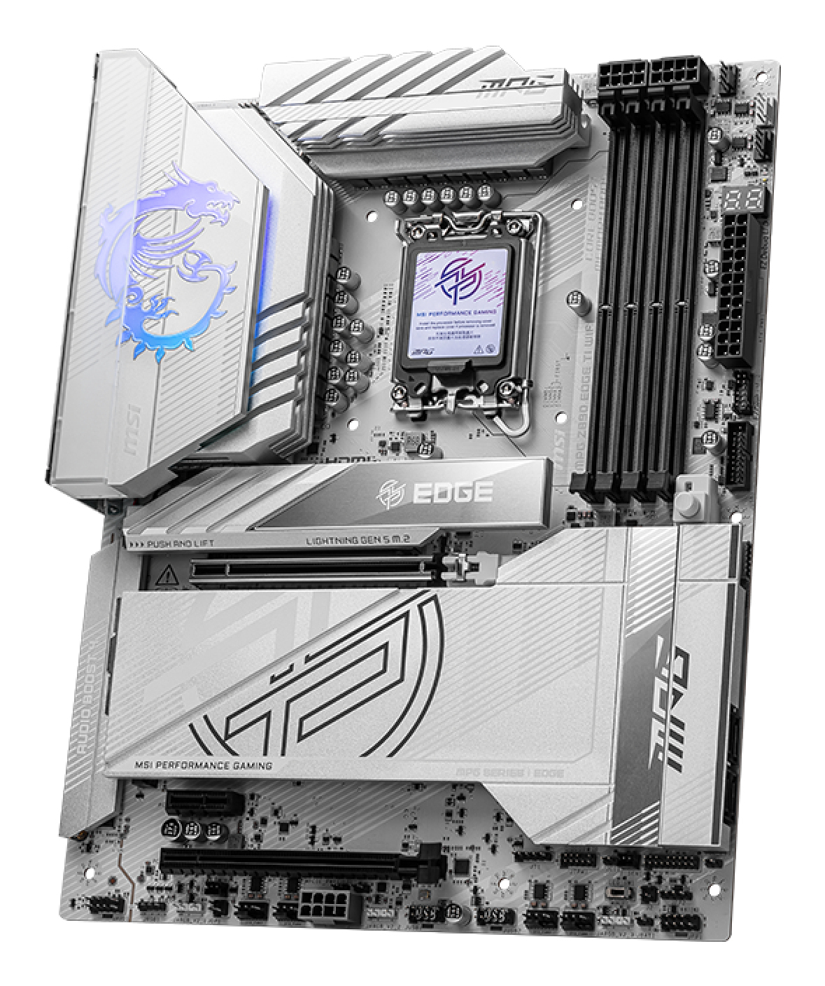 MSI MPG Z890 EDGE TI WIFI motherboard Intel Z890 LGA 1851 (Socket V1) ATX - Image 3
