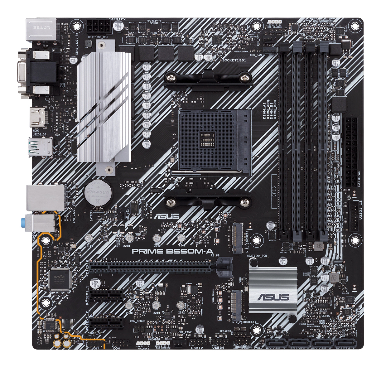ASUS Prime B550M-A/CSM AMD B550 Socket AM4 micro ATX - Image 2