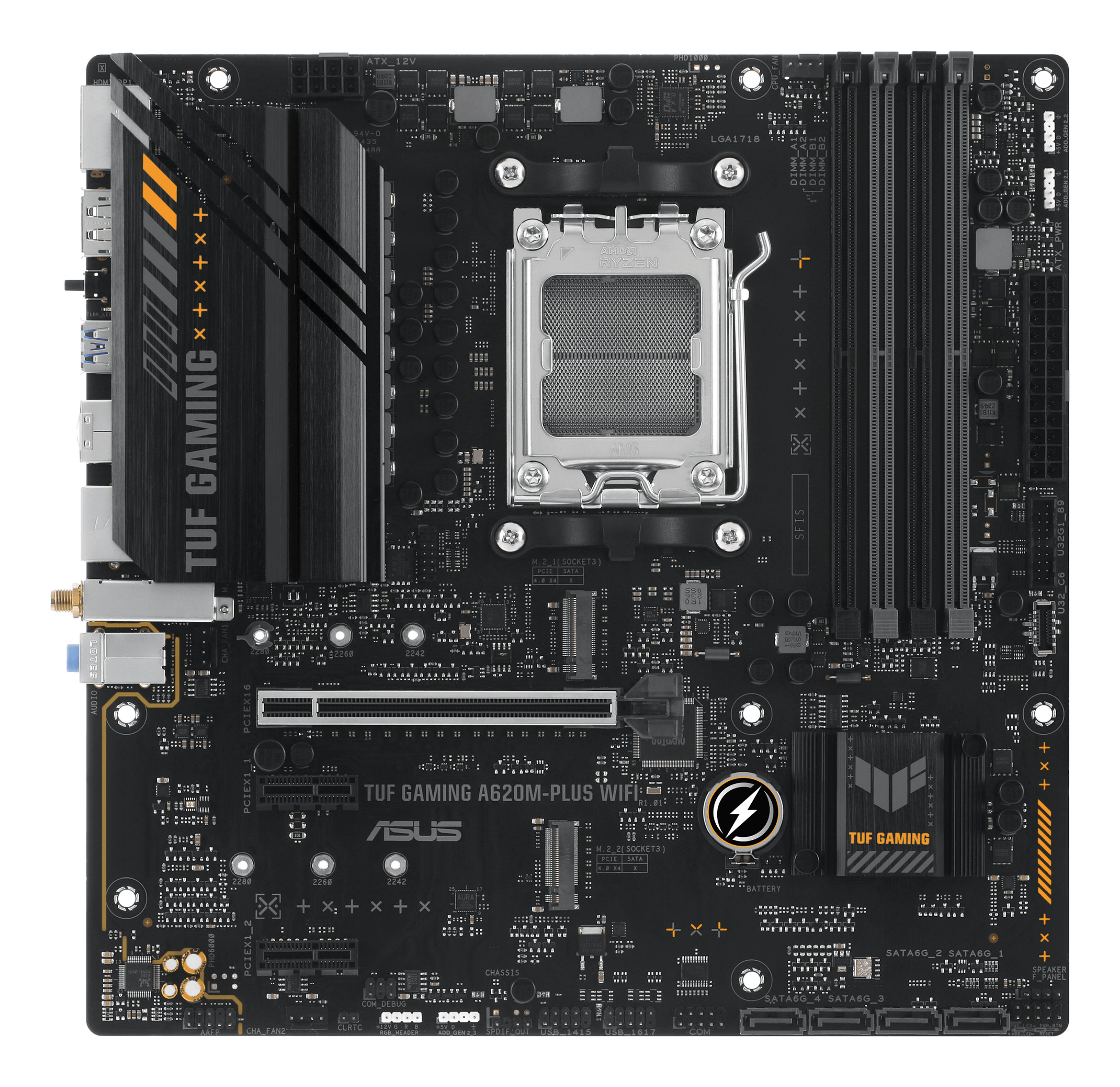 ASUS TUF GAMING A620M-PLUS WIFI AMD A620 Socket AM5 micro ATX - Image 3