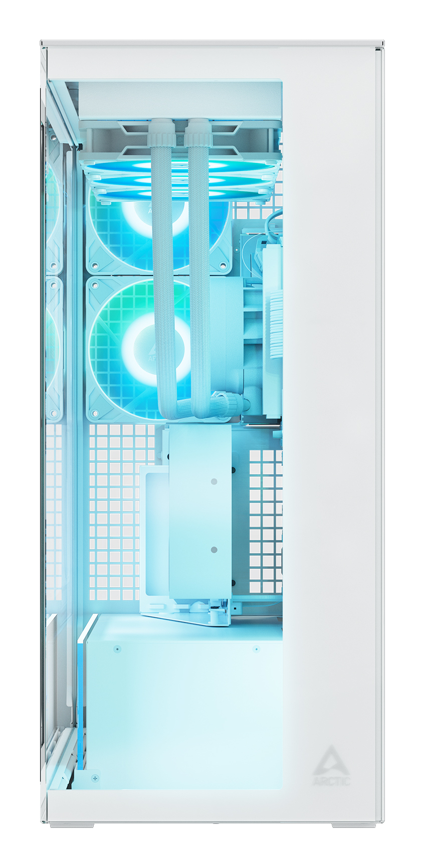 ARCTIC Xtender VG (White) Premium E-ATX PC Case with Vertical GPU Mounting - Image 2