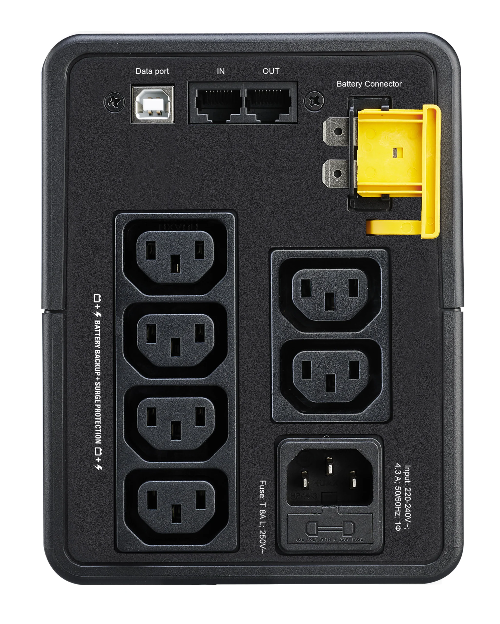 APC Back-UPS, 950VA, Tower, 230V, 6x IEC C13 outlets, AVR - Image 2