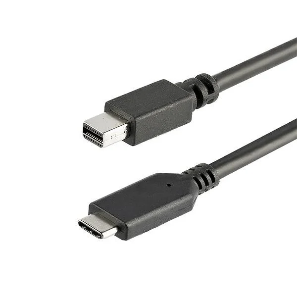 StarTech.com 3.3 ft (1m) USB-C to Mini DisplayPort Cable - 4K 60Hz - Black
