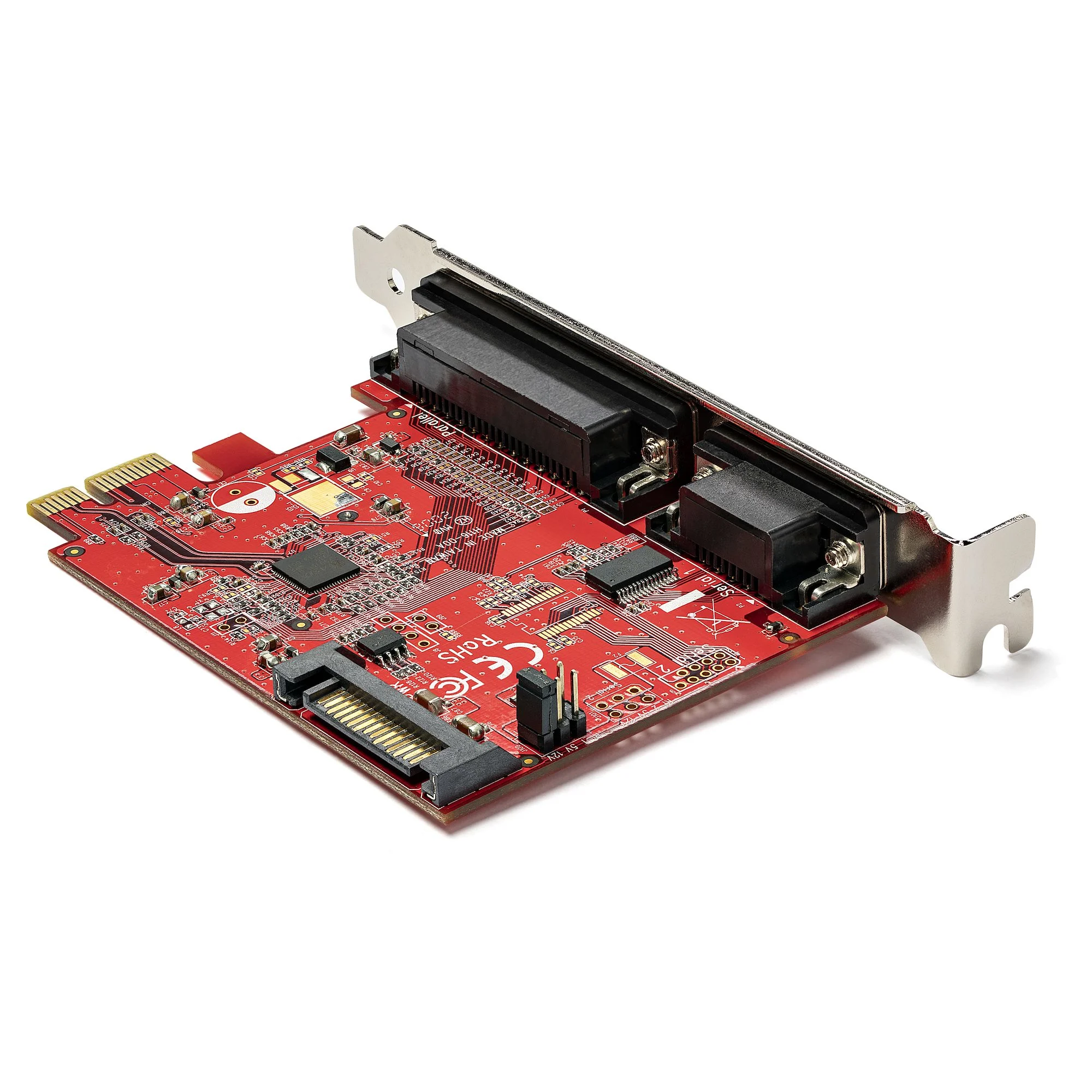 StarTech.com PCIe Card with Serial and Parallel Port - PCI Express Combo Adapter Card with 1x DB25 Parallel Port & 1x RS - Image 3