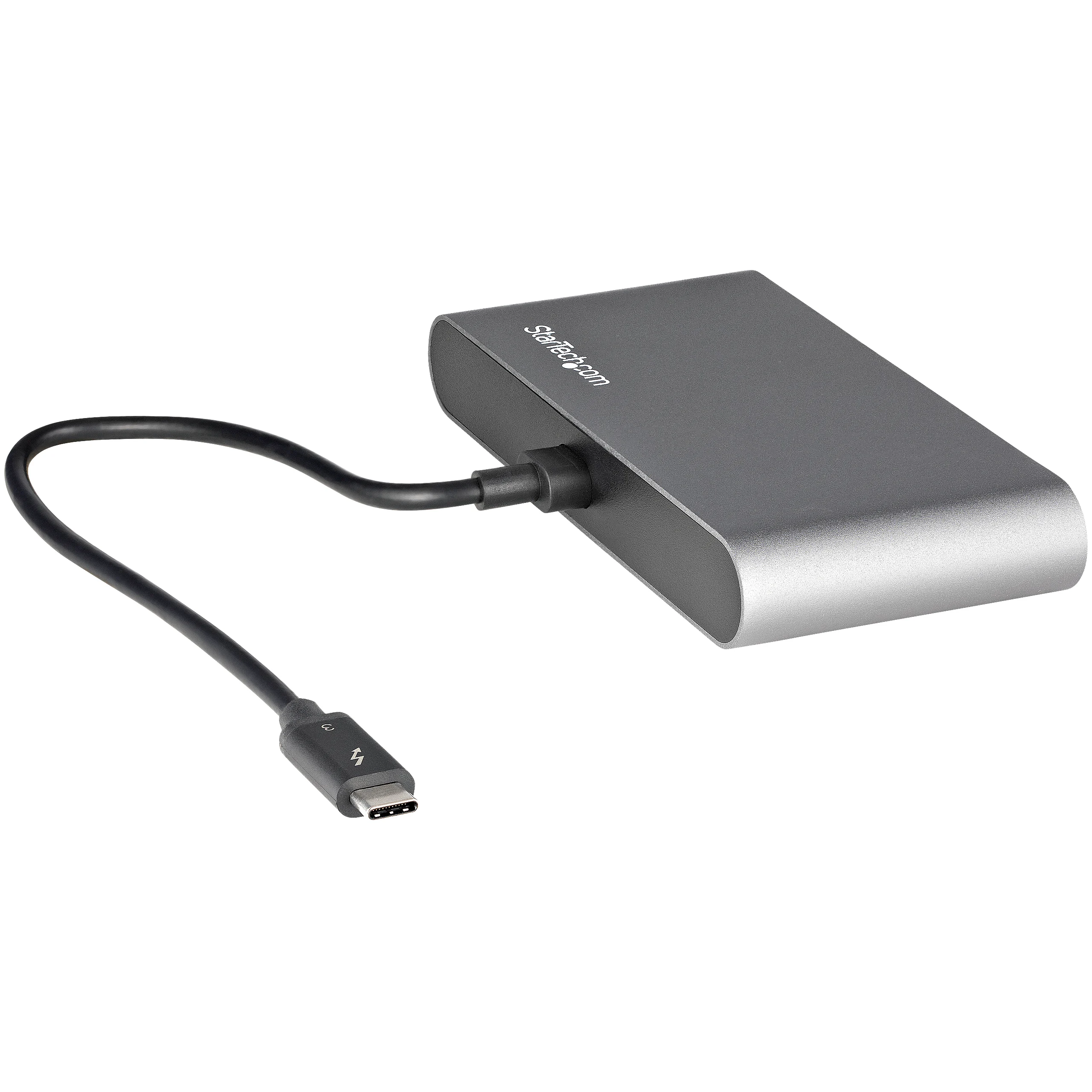 StarTech.com Dual-Monitor Thunderbolt Mini Dock, 4K 60Hz HDMI, Driverless Hub for Windows & Mac, Gigabit Ethernet, 1 x U - Image 2