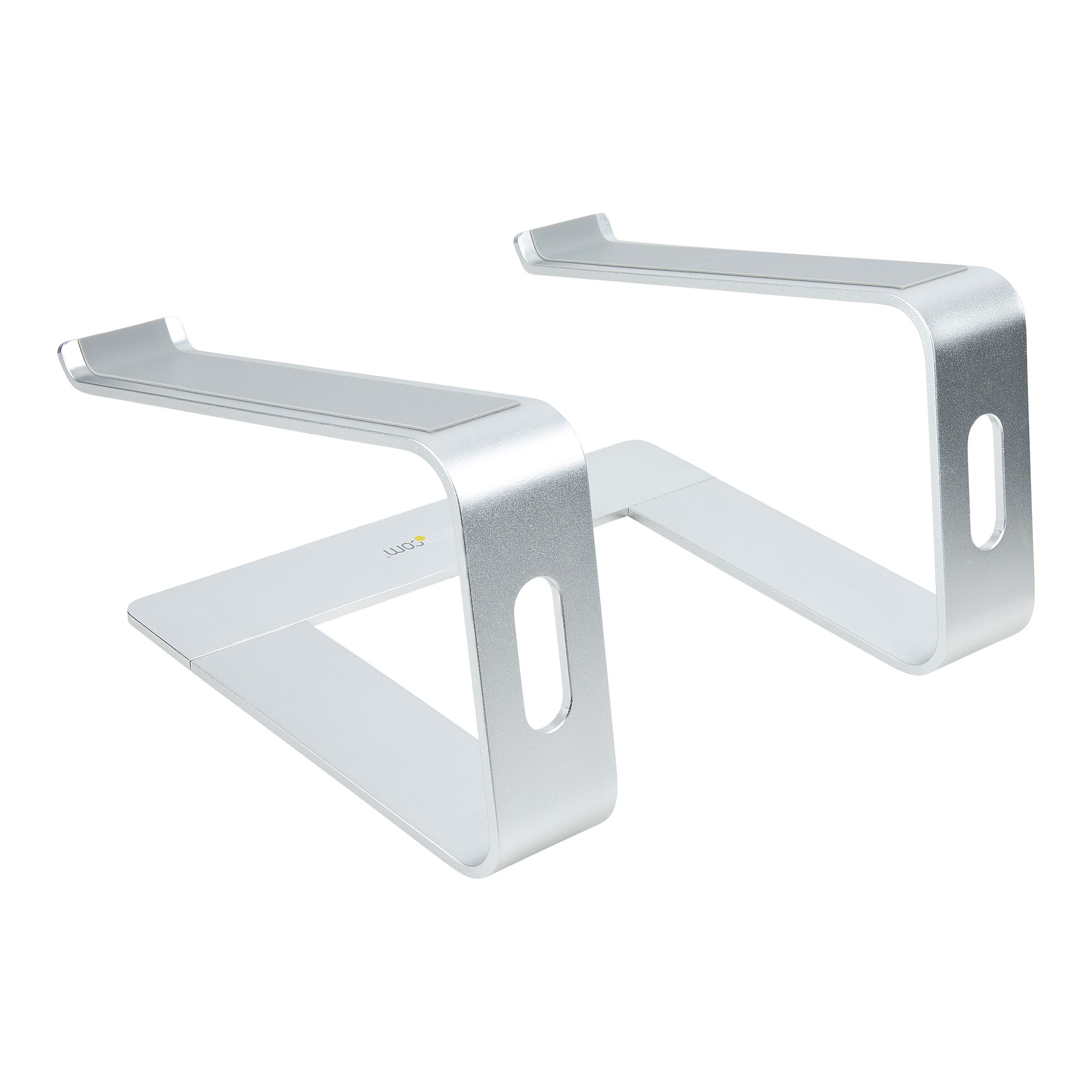 StarTech.com Laptop Stand for Desk, Supports 5kg/11lb, Aluminum, Silver, Ergonomic Laptop Riser, Portable Laptop Holder, - Image 2
