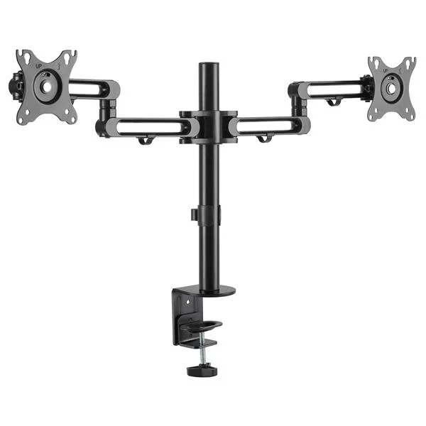 StarTech.com Desk Mount Dual Monitor Arm - Desk Clamp VESA Compatible Monitor Mount for up to 32" (17.6lb/8kg) Displays - Image 3