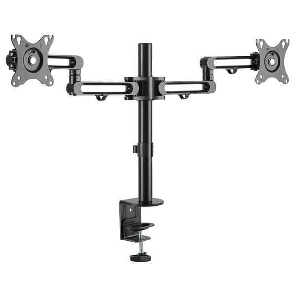 StarTech.com Desk Mount Dual Monitor Arm - Desk Clamp VESA Compatible Monitor Mount for up to 32" (17.6lb/8kg) Displays - Image 3