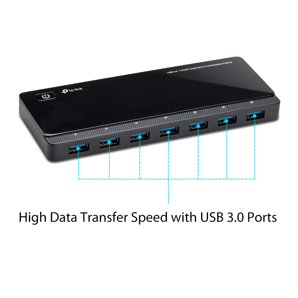 TP-Link UH720 USB 3.2 Gen 1 (3.1 Gen 1) Micro-B 5000 Mbit/s Black - Image 2