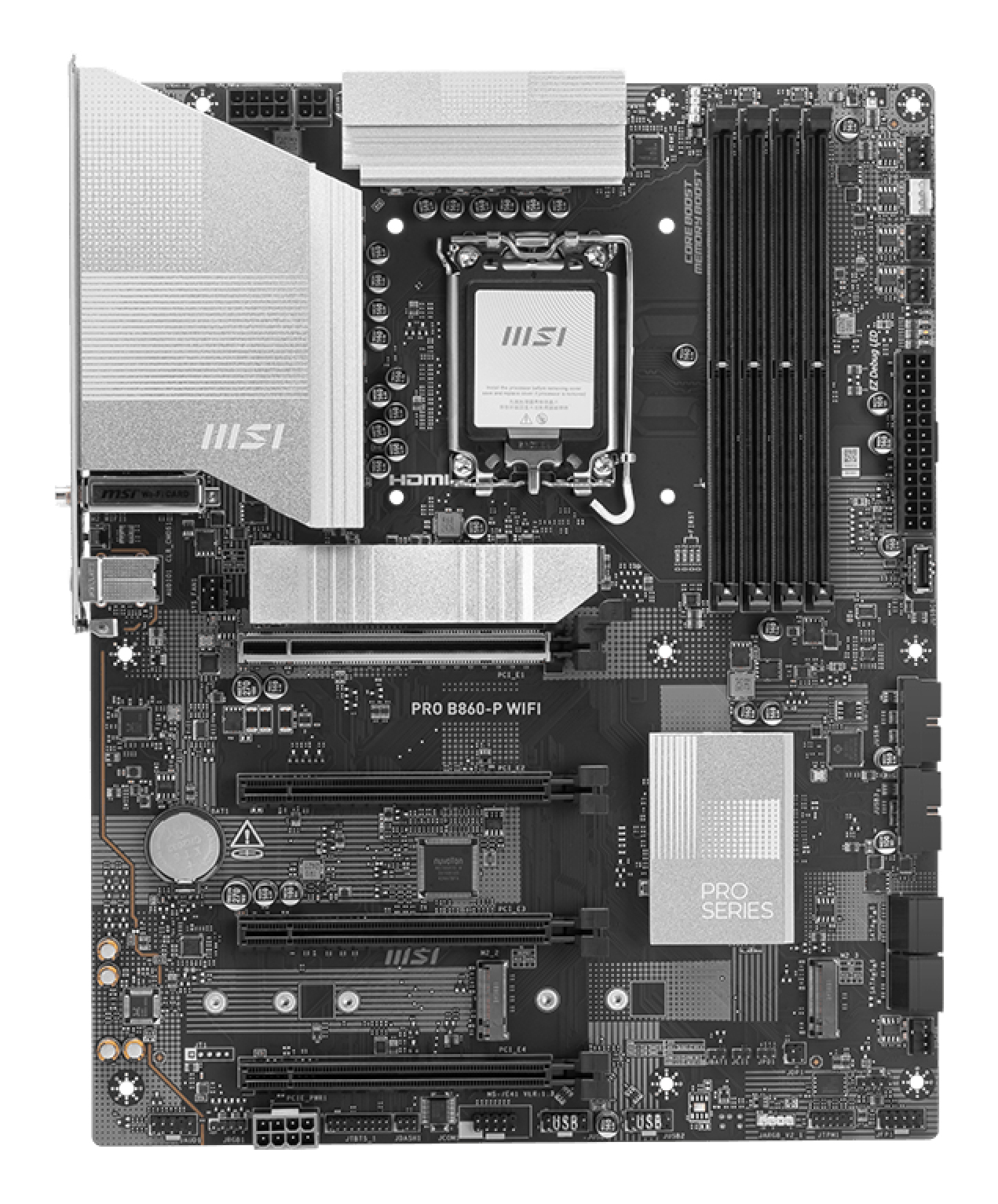 MSI PRO B860-P WIFI motherboard Intel B860 LGA 1851 (Socket V1) ATX - Image 2