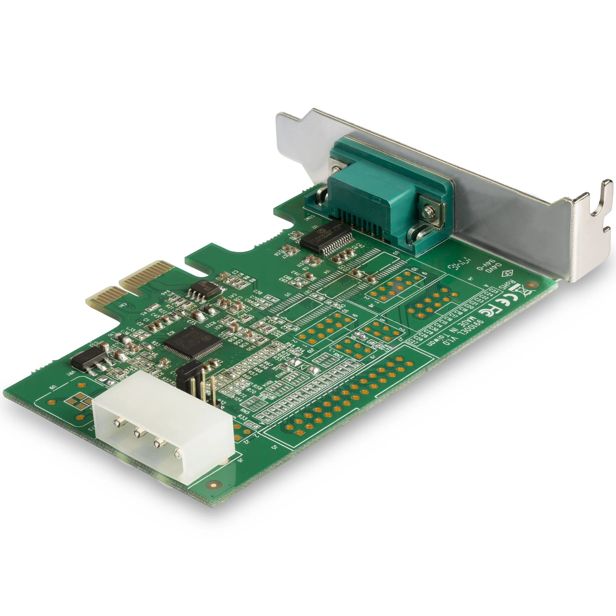 StarTech.com 4-port PCI Express RS232 Serial Adapter Card - PCIe RS232 Serial Host Controller Card - PCIe to Serial DB9 - Image 2