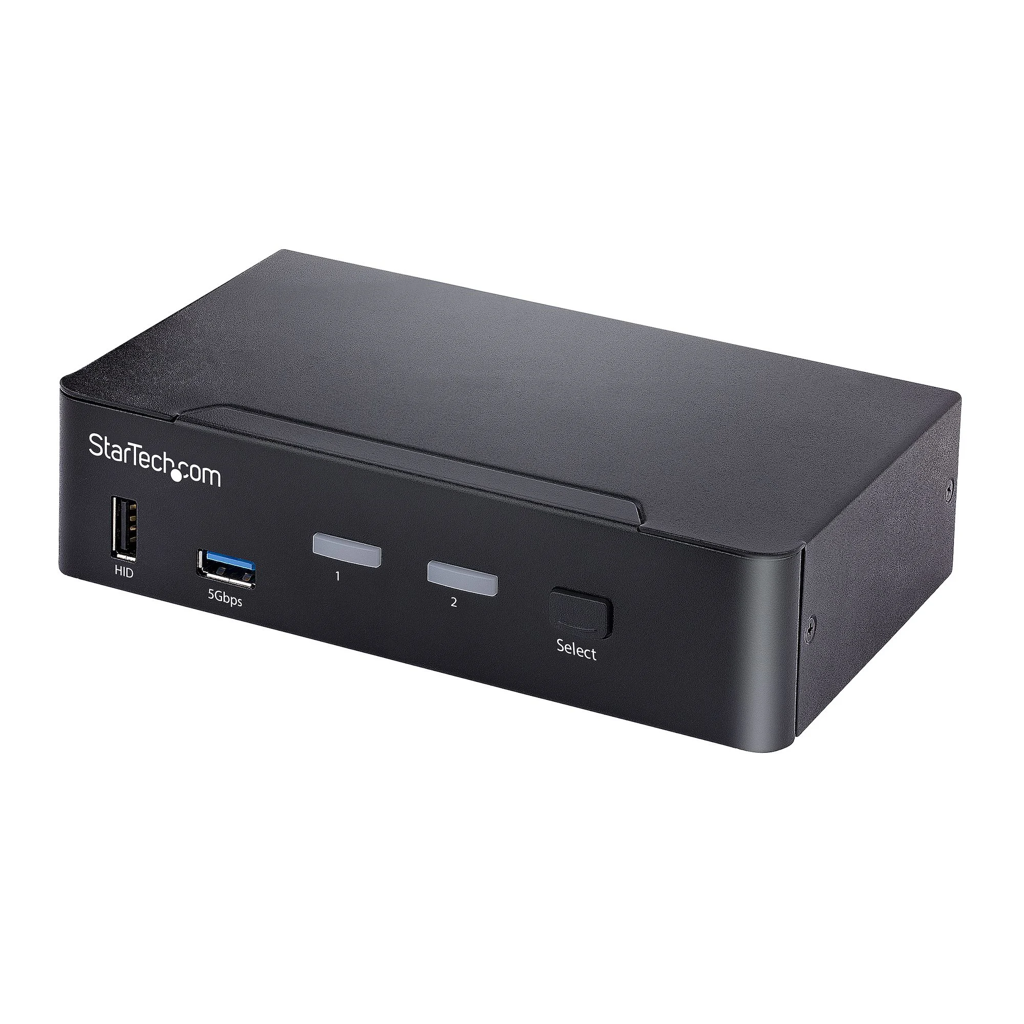 StarTech.com 2-Port USB-C KVM Switch, Single 4K 60Hz DisplayPort Monitor, 3.5mm Audio, 6x USB Hub Ports, Hot Key Switchi