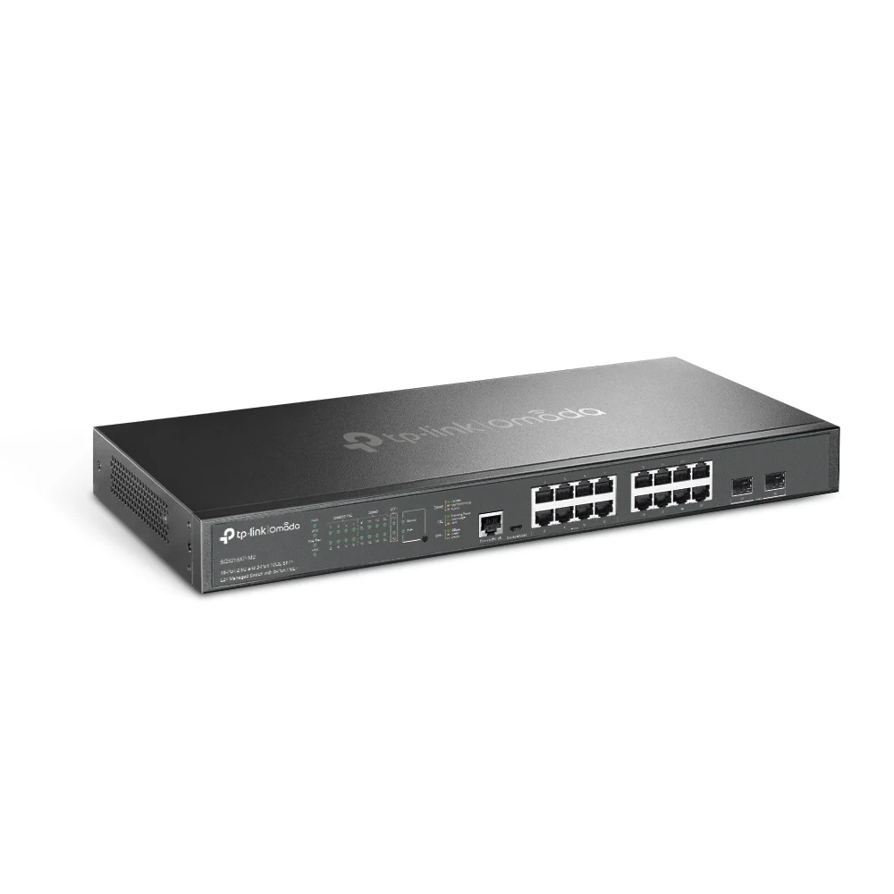 TP-Link Omada 16-Port 2.5G and 2-Port 10GE SFP+ L2+ Managed Switch with 8-Port PoE+ - Image 2