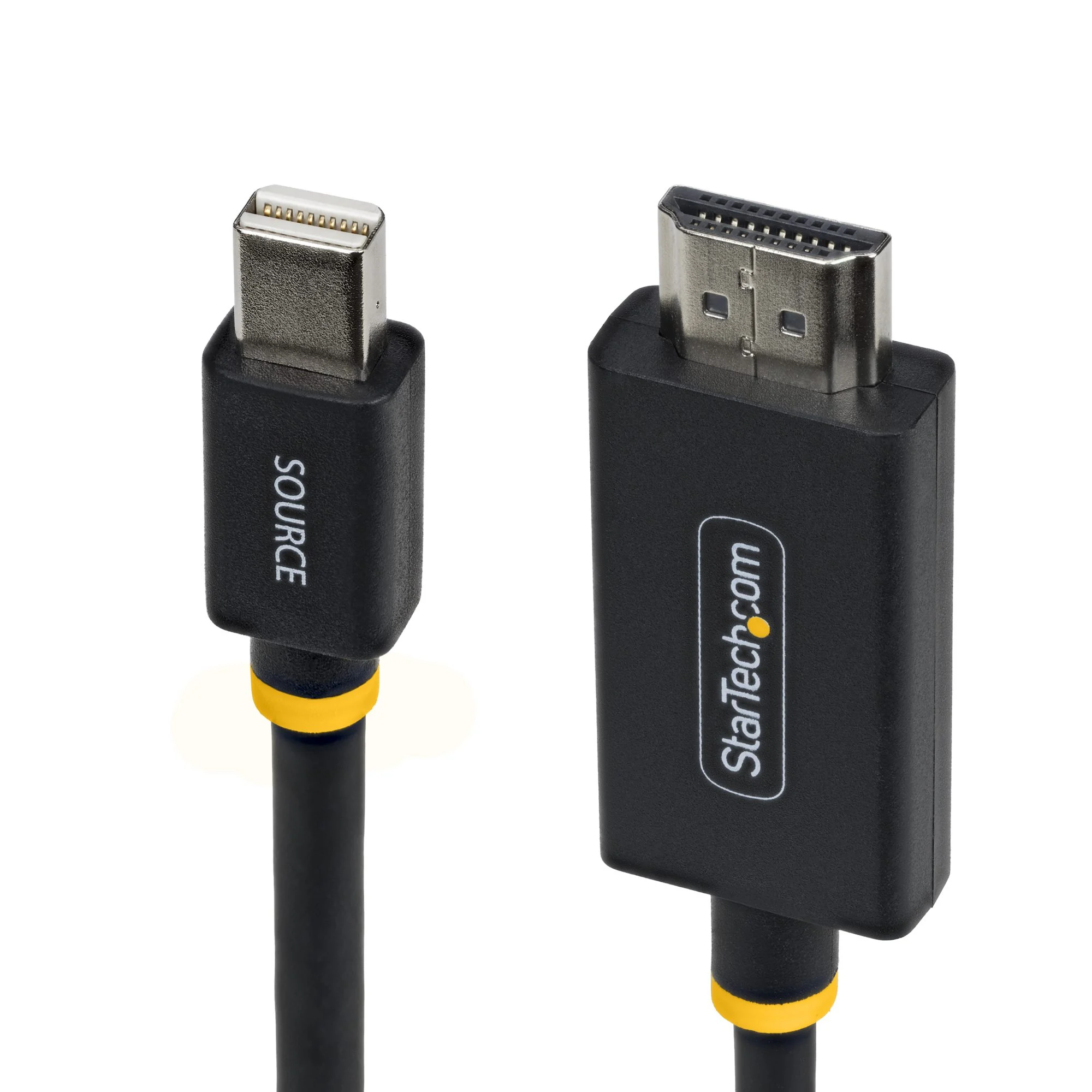 StarTech.com 2m (6ft) Mini DisplayPort to HDMI Adapter Cable, 4K 60Hz with HBR3/HDCP 2.3/DPCP, MDP to HDMI 2.0, Active V