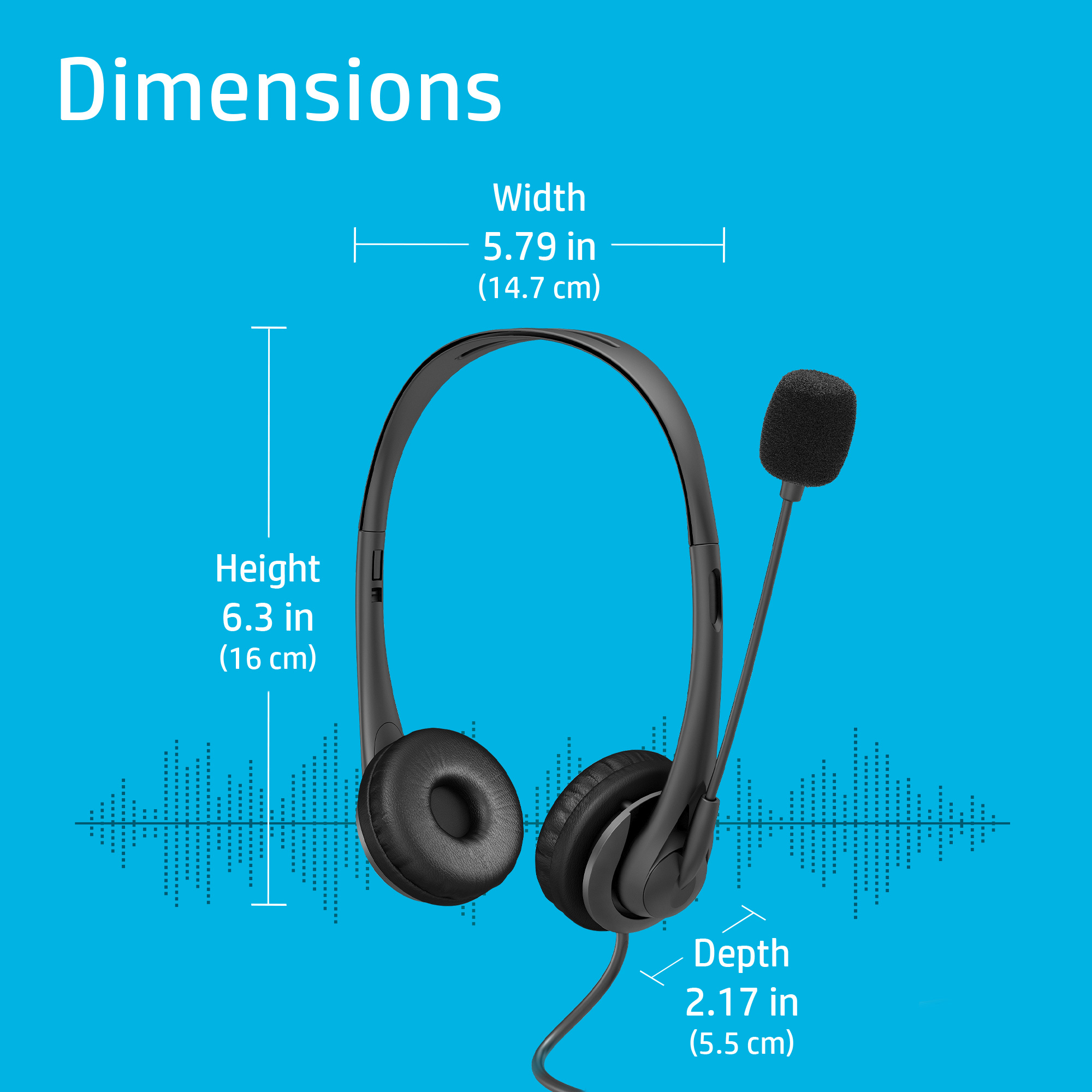 HP Stereo USB Headset G2 - Image 2