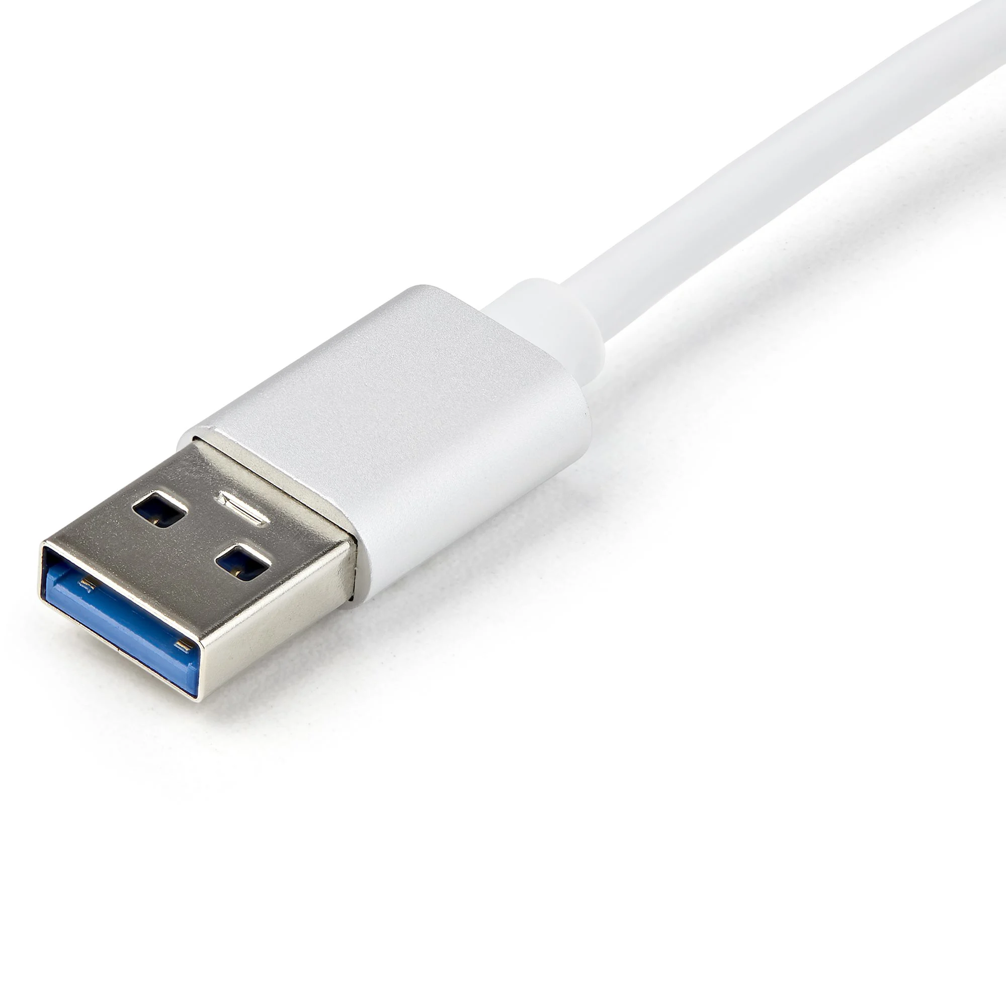 StarTech.com USB 3.0 to Gigabit Network Adapter, Silver, Sleek Aluminum Design for MacBook, Chromebook or Tablet, Native - Image 2