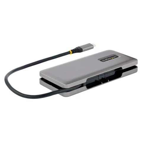 StarTech.com 4-Port USB-C Hub, 4x USB-C Ports, USB 3.2 Gen 2 (10Gbps) - Portable USB C Hub with 100W Power Delivery Pass