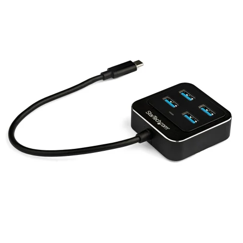 StarTech.com 4-Port USB C Hub - USB-C to 4x USB-A Ports - SuperSpeed 10Gbps USB 3.2 Gen 2 Type-C Hub - USB Bus Powered -